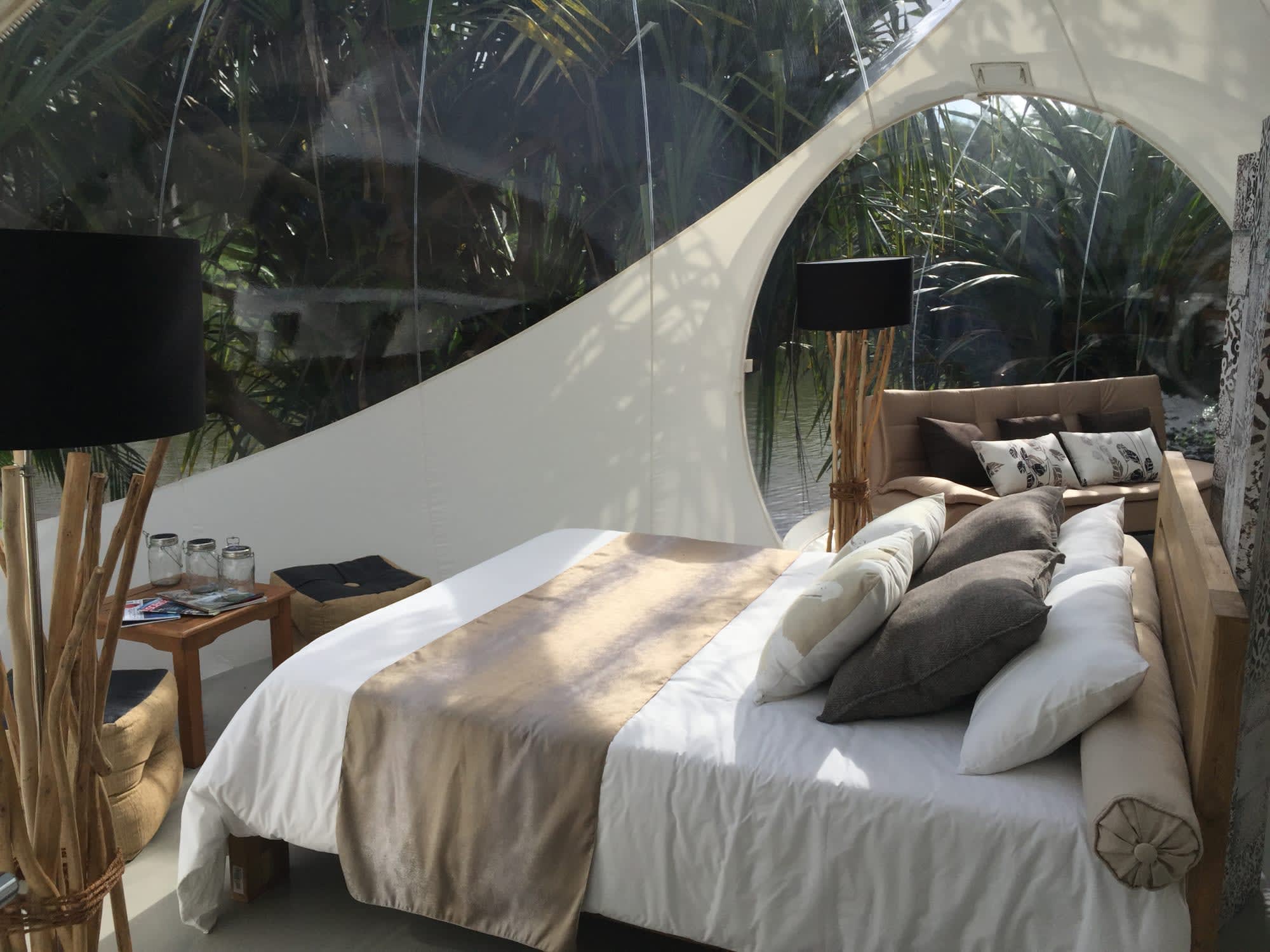 Bubble Lodge Bois Cheri in Süd | Südwesten: Mauritius Bubble Lodge Bois Cheri Wohnbeispiel