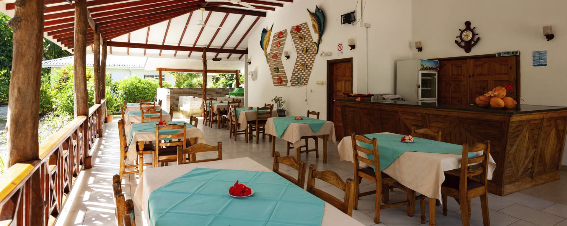 Villa Veuve in La Digue:  Seychellen Villa Veuve Restaurant