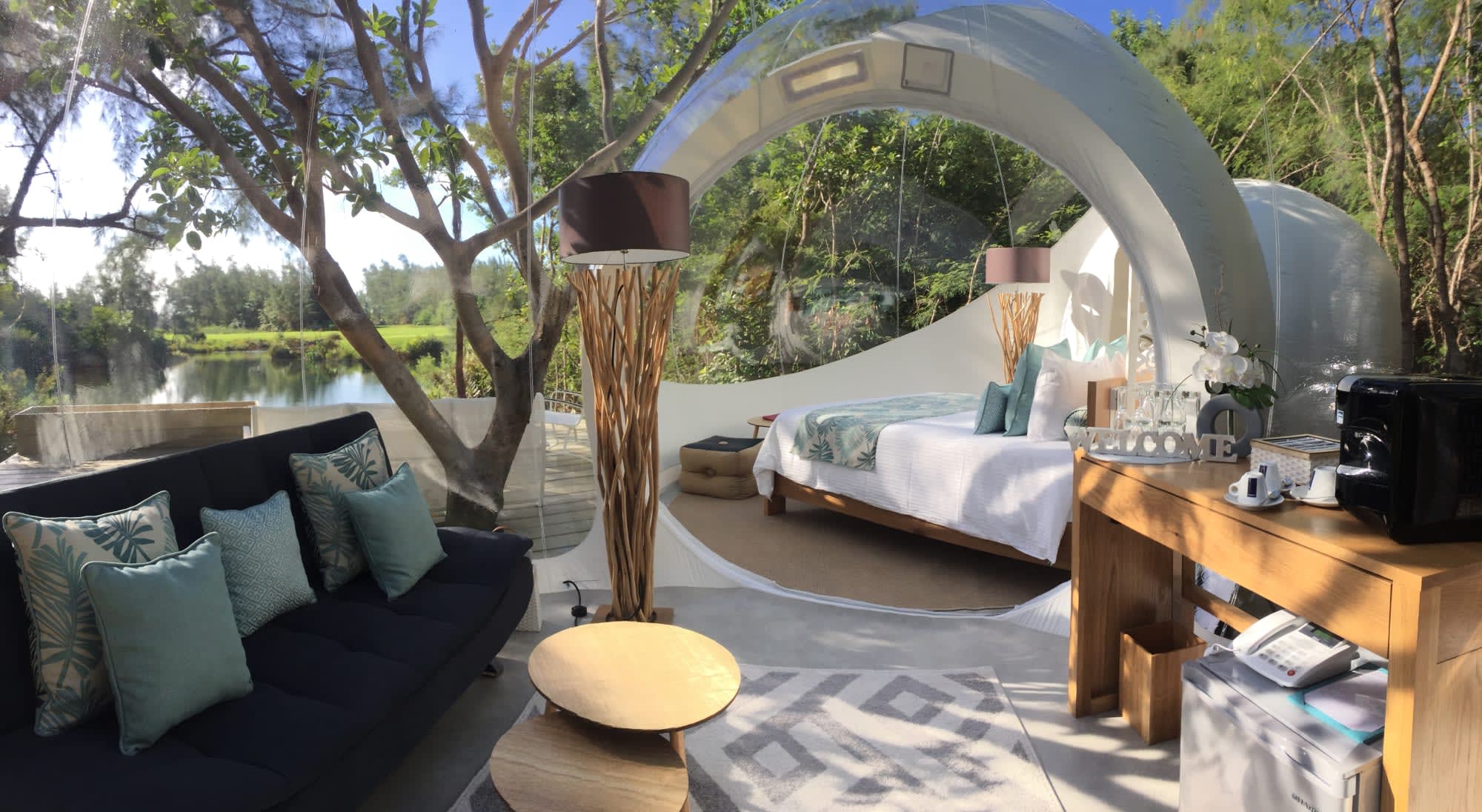 Bubble Lodge Ile aux Cerfs in Osten: Mauritius Bubble Lodge Ile aux Cerfs
