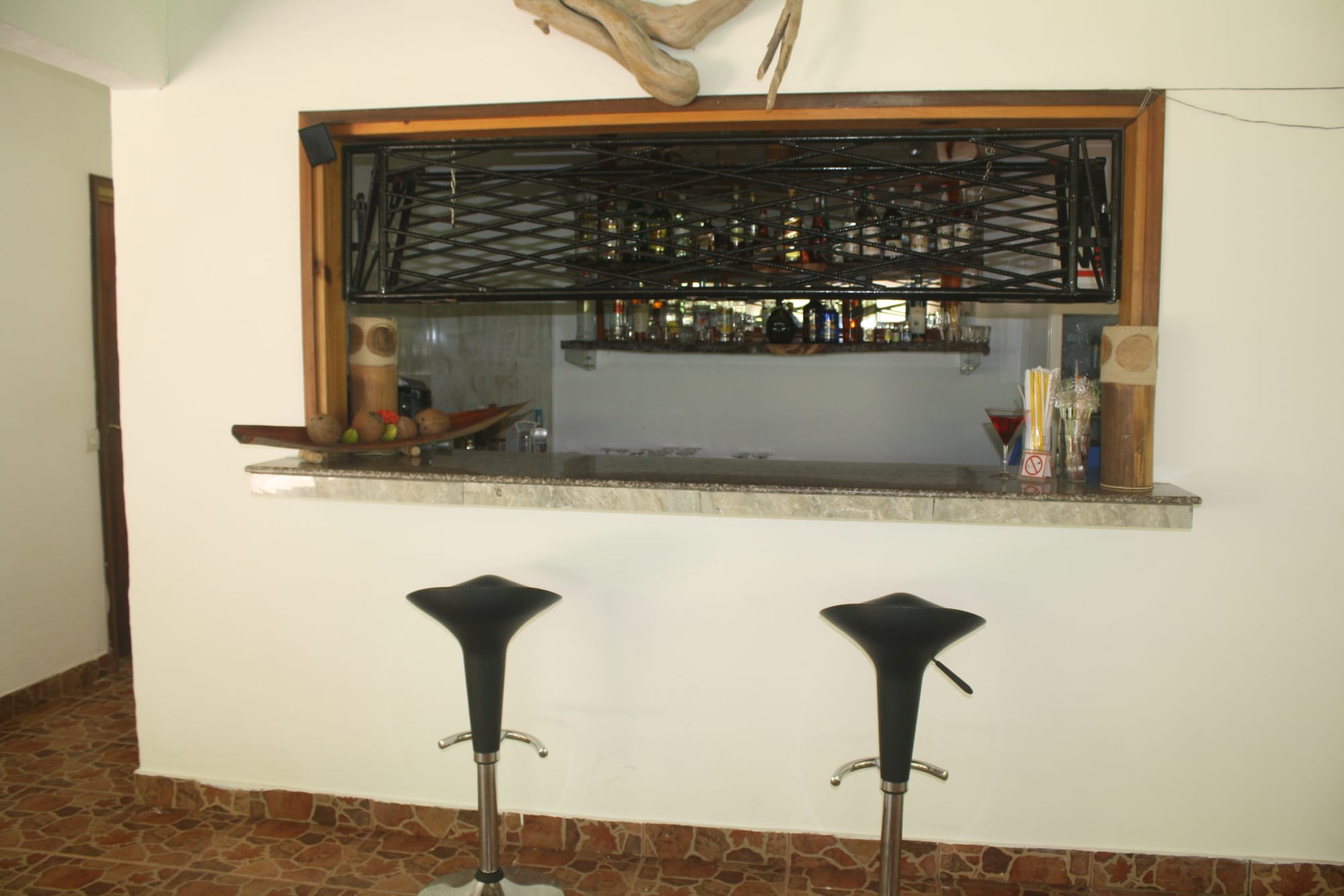 Chalets Bamboo Vert in La Digue: La Digue Chalet Bamboo Vert Restaurant Bar