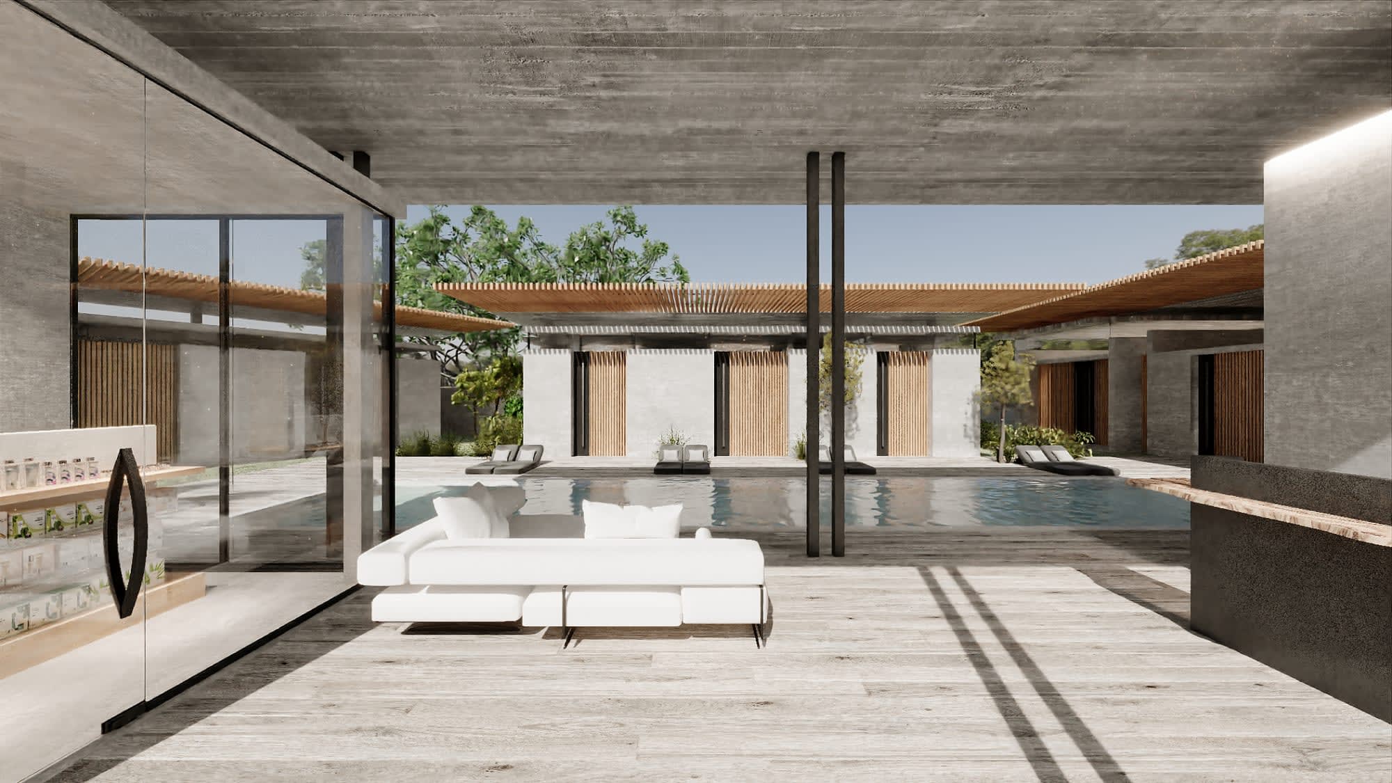 Sea Diamond Boutique Hotel & Spa in Nord | Nordwesten: Mauritius Sea Diamond Boutique Hotel and Spa SLC Spa Eingang