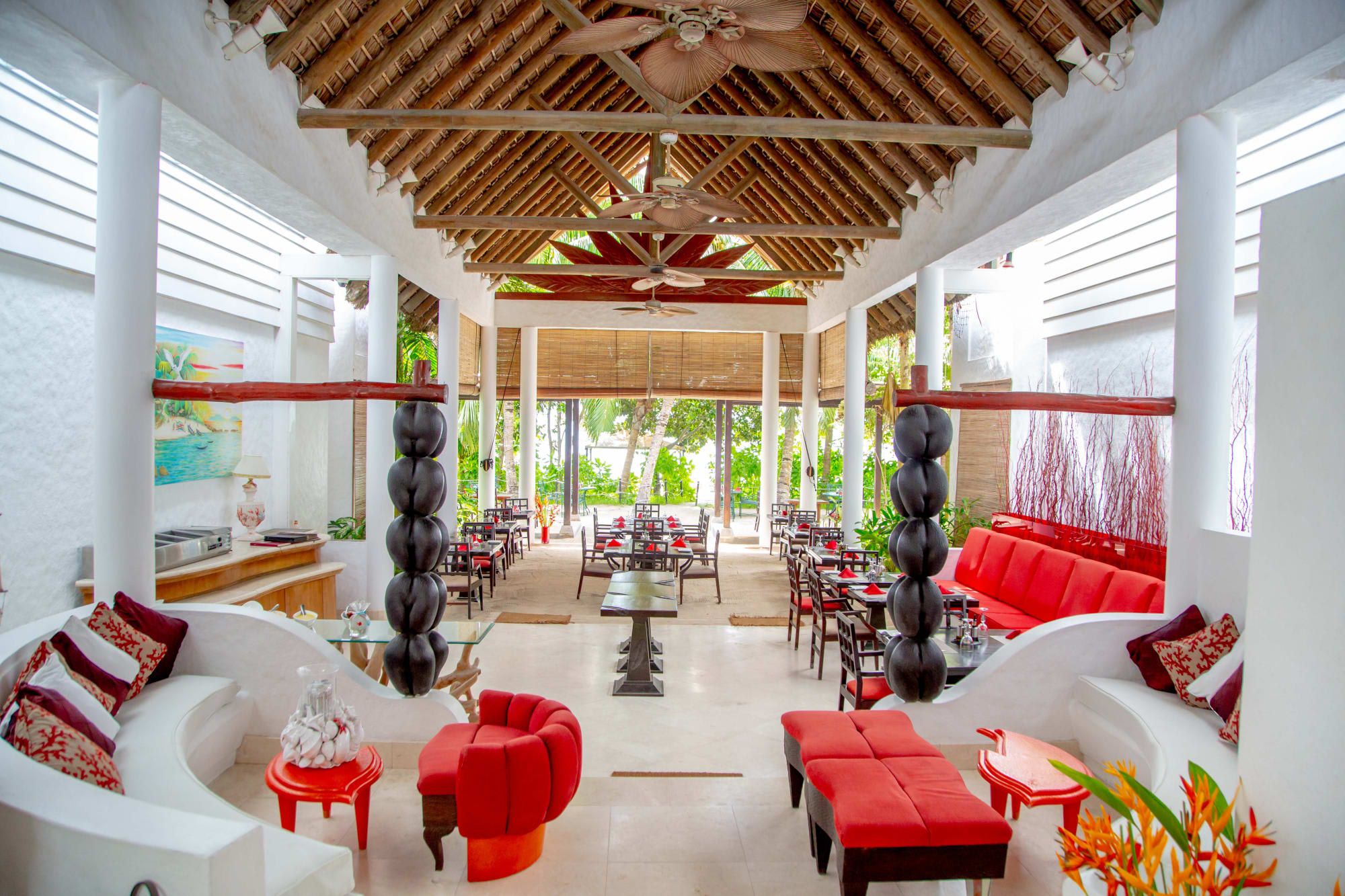 Village du Pecheur in Praslin: Praslin Village du Pecheur Restaurant