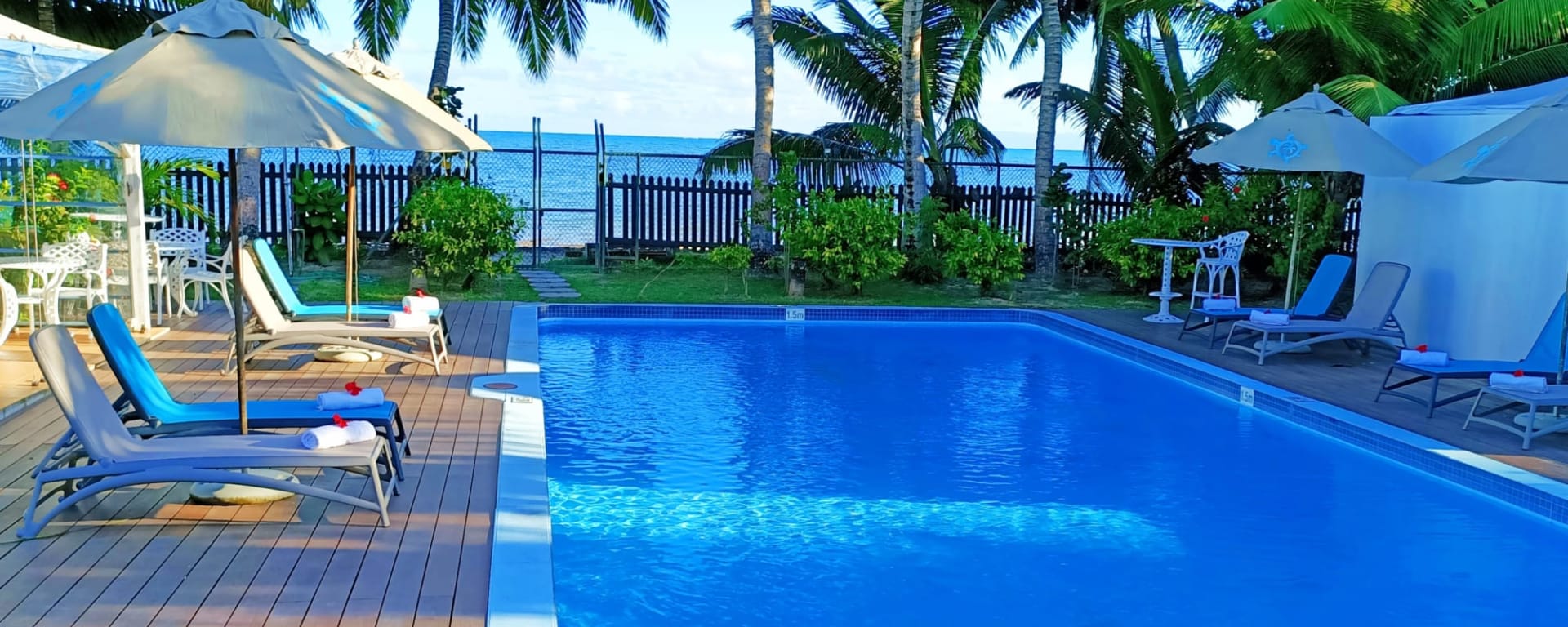 Le Relax Beach Resort in Praslin: Le Relax Beach Resort Praslin - Pool