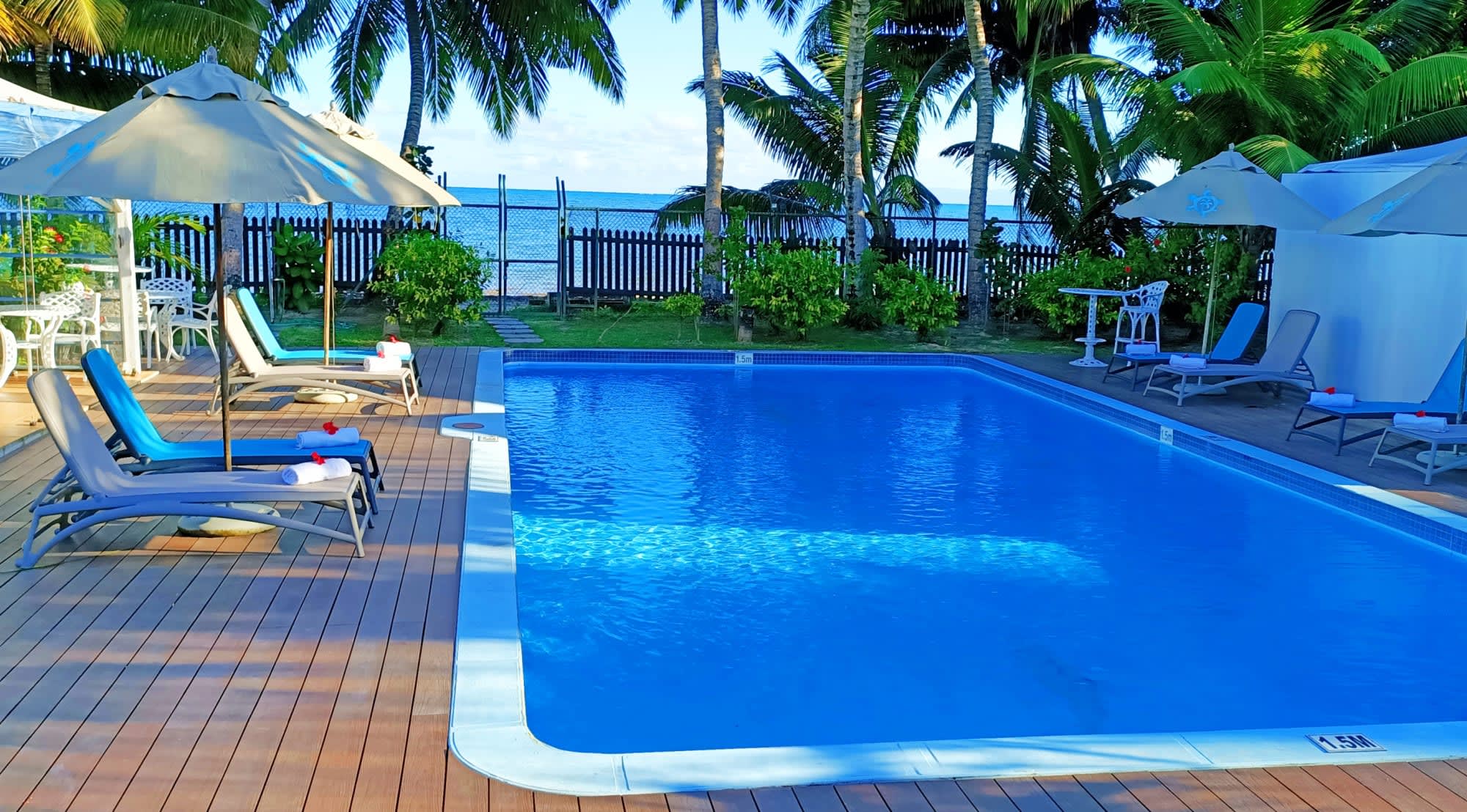 Le Relax Beach Resort in Praslin: Le Relax Beach Resort Praslin - Pool