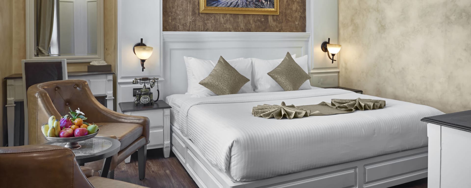 Anik Palace Hotel in Phnom Penh:  Anik Boutique Hotel Deluxe-Zimmer