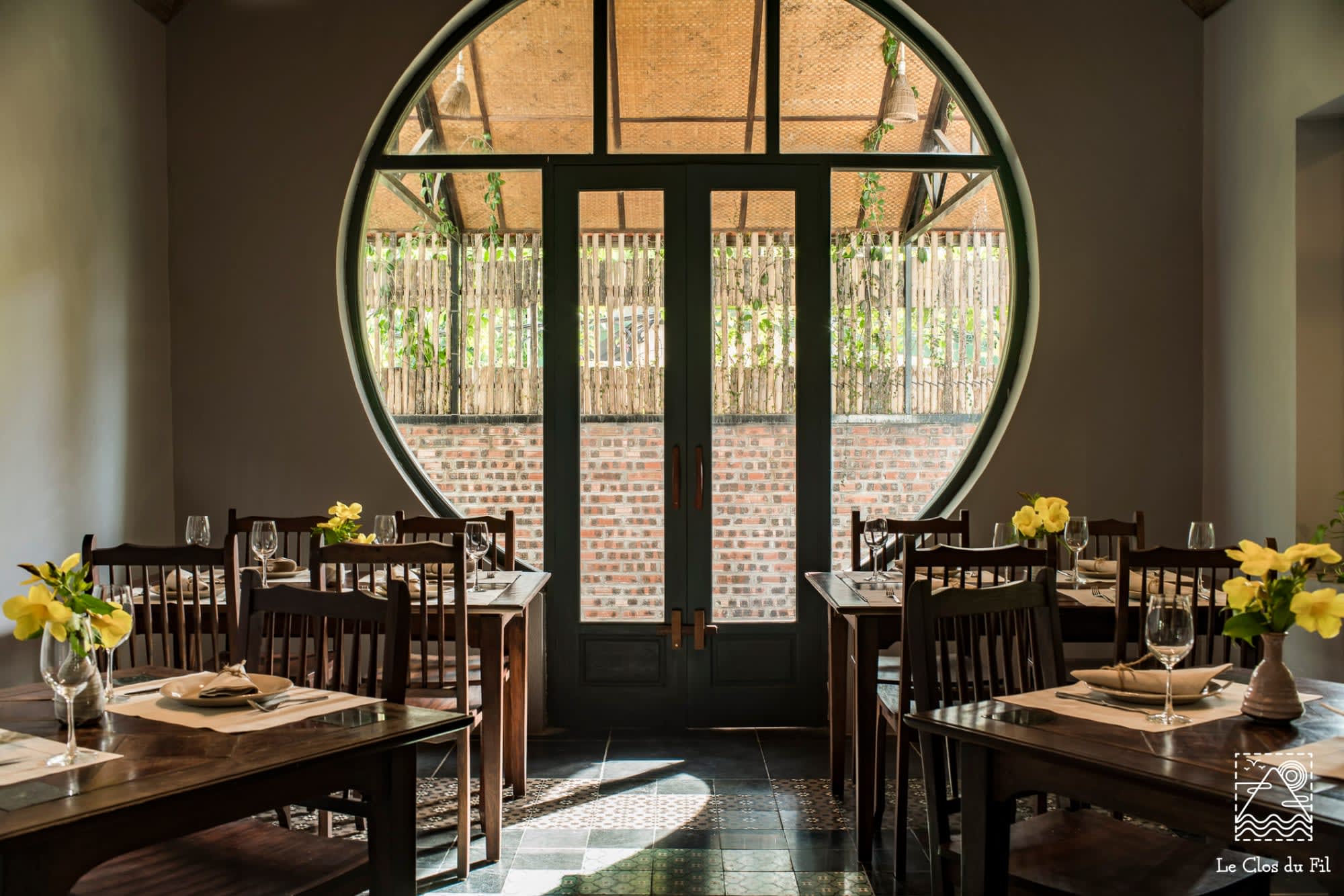 Le Clos du Fil Ninh Binh in Nordvietnam: Restaurant