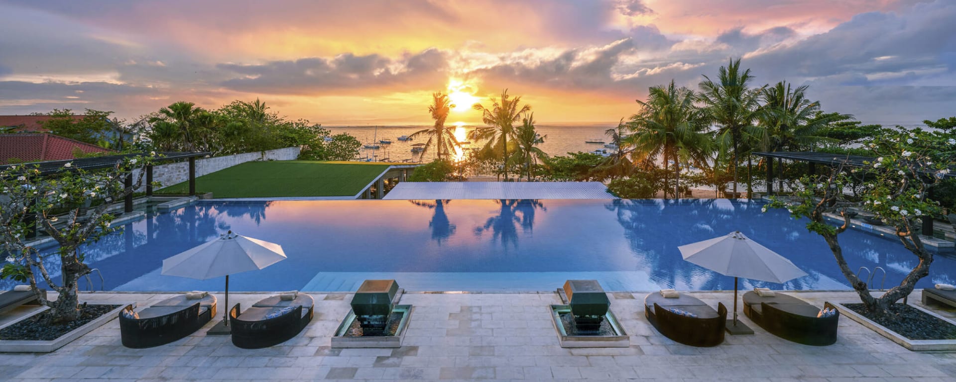 InterContinental Bali Sanur Resort in Süd-Bali:  InterContinental Bali Sanur Resort Pool 
