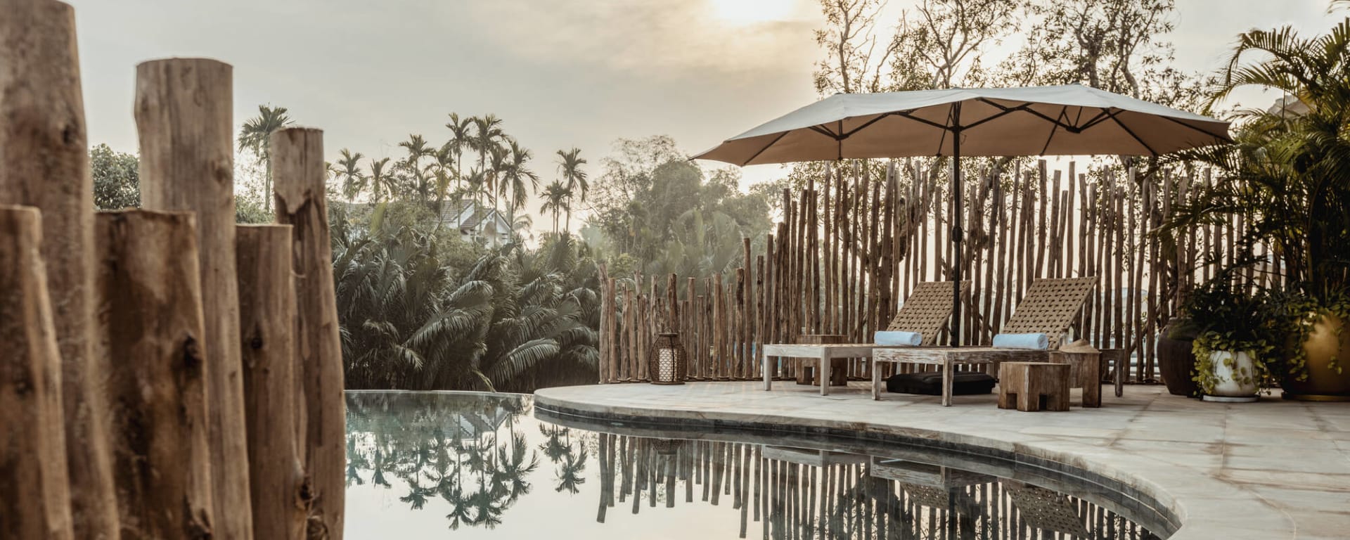 Namia River Retreat in Hoi An: Namia River Retreat Nipa Villa - Pool View