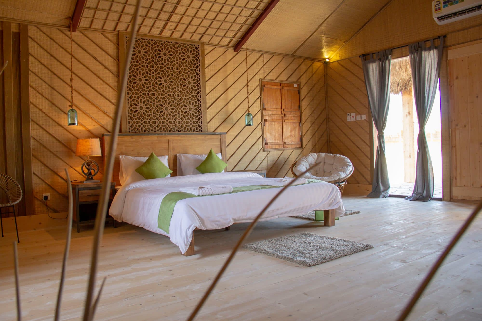 Sama Ras al Jinz Ecolodge in Küste: Sama Ras al Jinz Ecolodge - Deluxe Zimmer