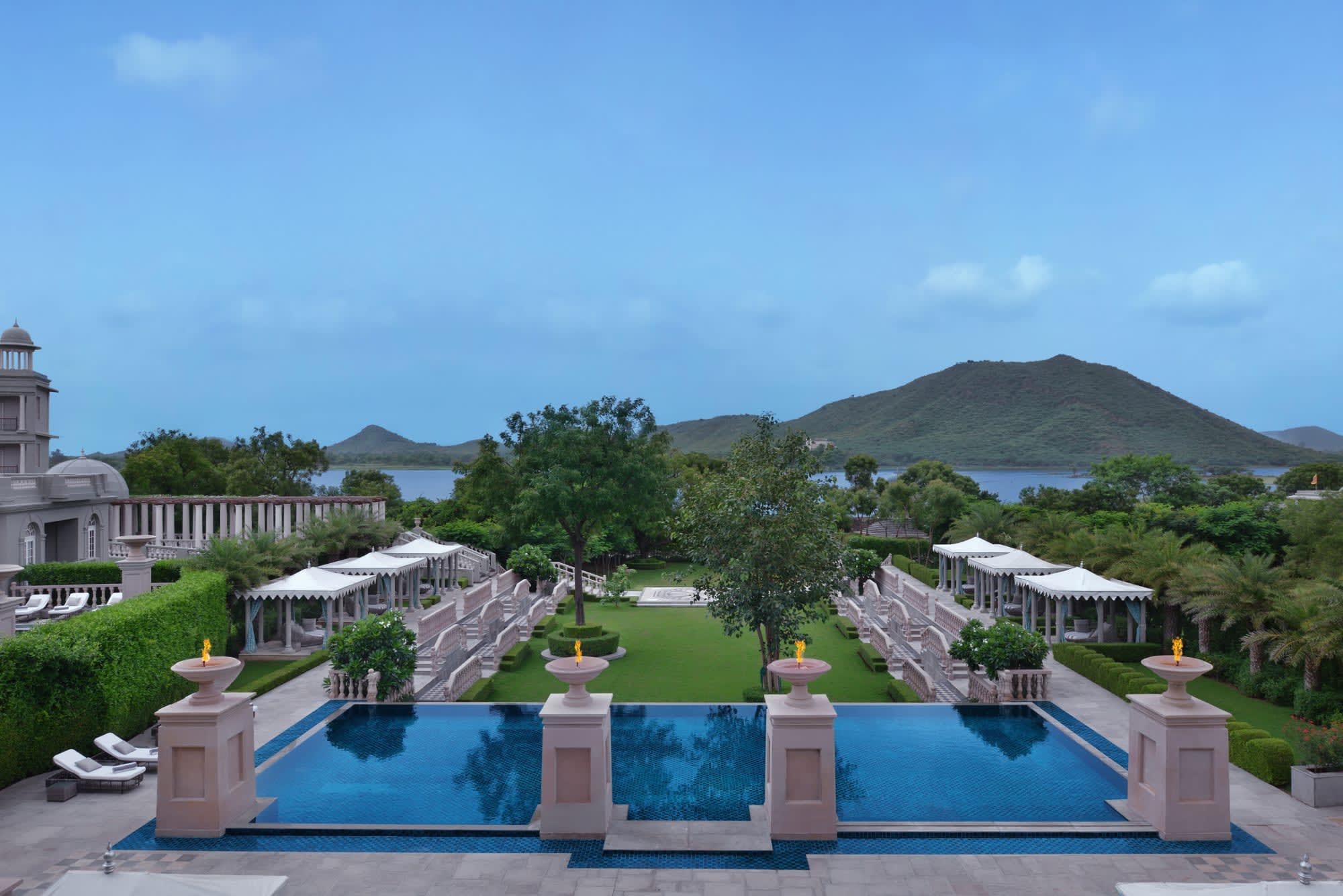 Raffles Udaipur in Udaipur & Umgebung:  Indien Raffles Udaipur Resort - Pool