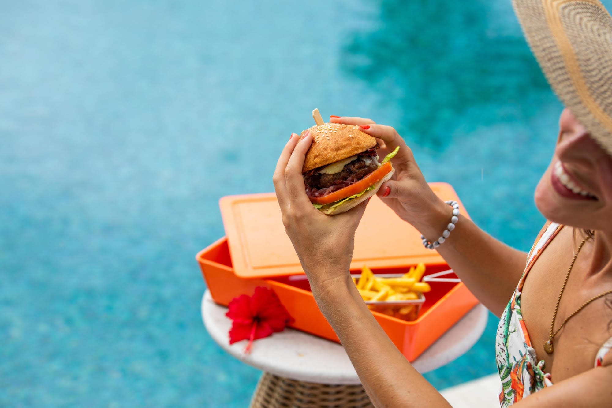 Canopy by Hilton Seychelles in Mahé: Canopy by Hilton Seychelles - Beef Burger and Chips