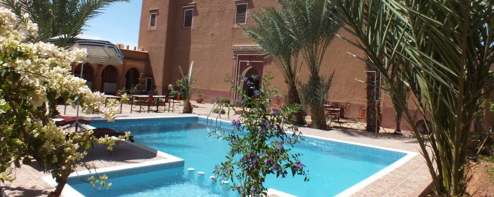 Hotel Tomboctou Tinghir in Ouarzazate | Skoura | Dades-Tal: Marokko Hotel Tombouctou Tinerhir - Pool