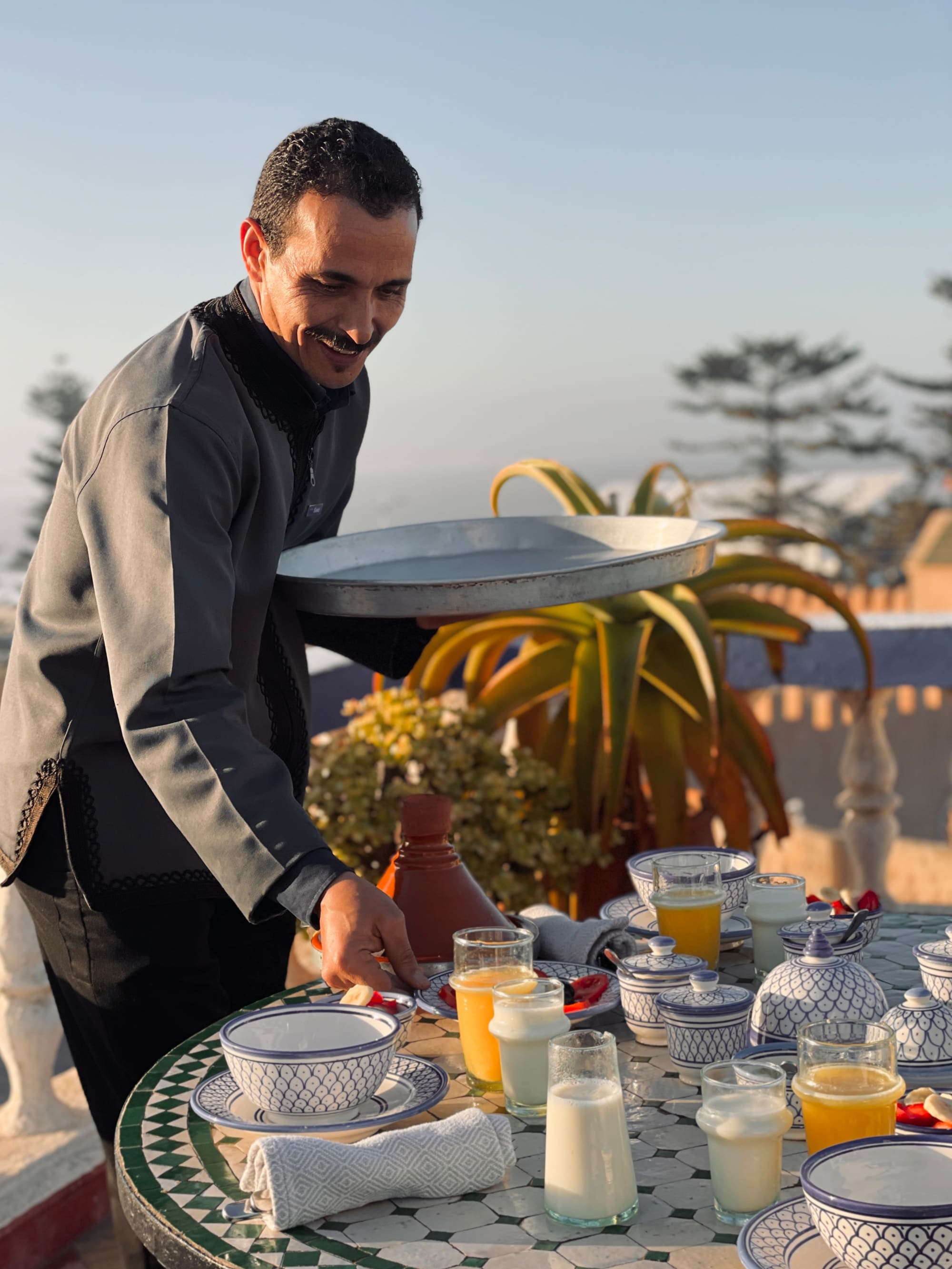 Villa Maroc in Essaouira: Villa Maroc Frühstück