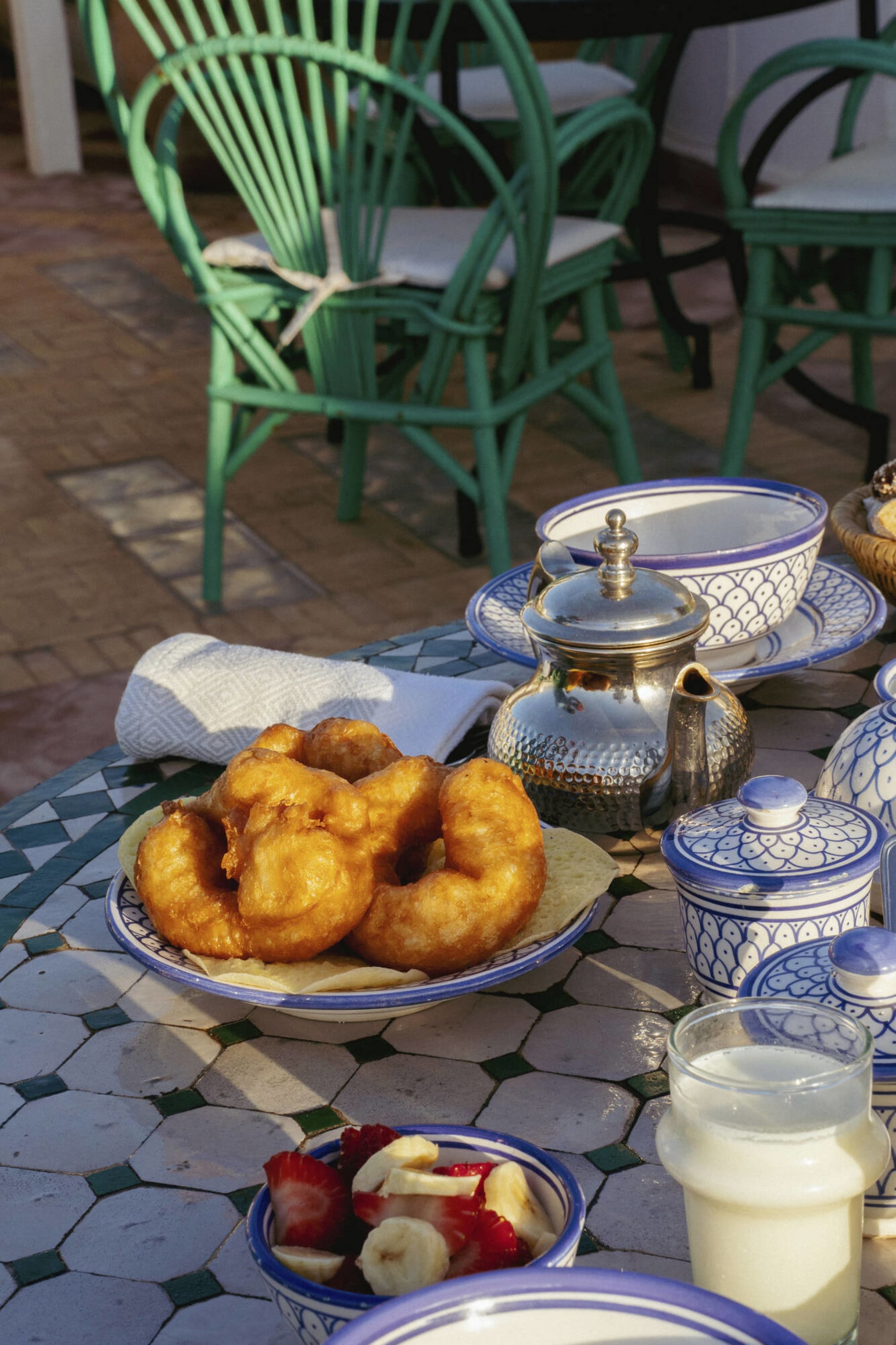 Villa Maroc in Essaouira: Villa Maroc Frühstück