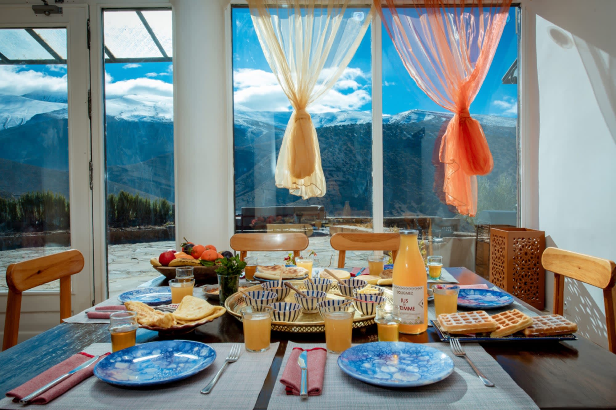 Touda Ecolodge in Atlasgebirge: Marokko Touda Ecolodge - Restaurant
