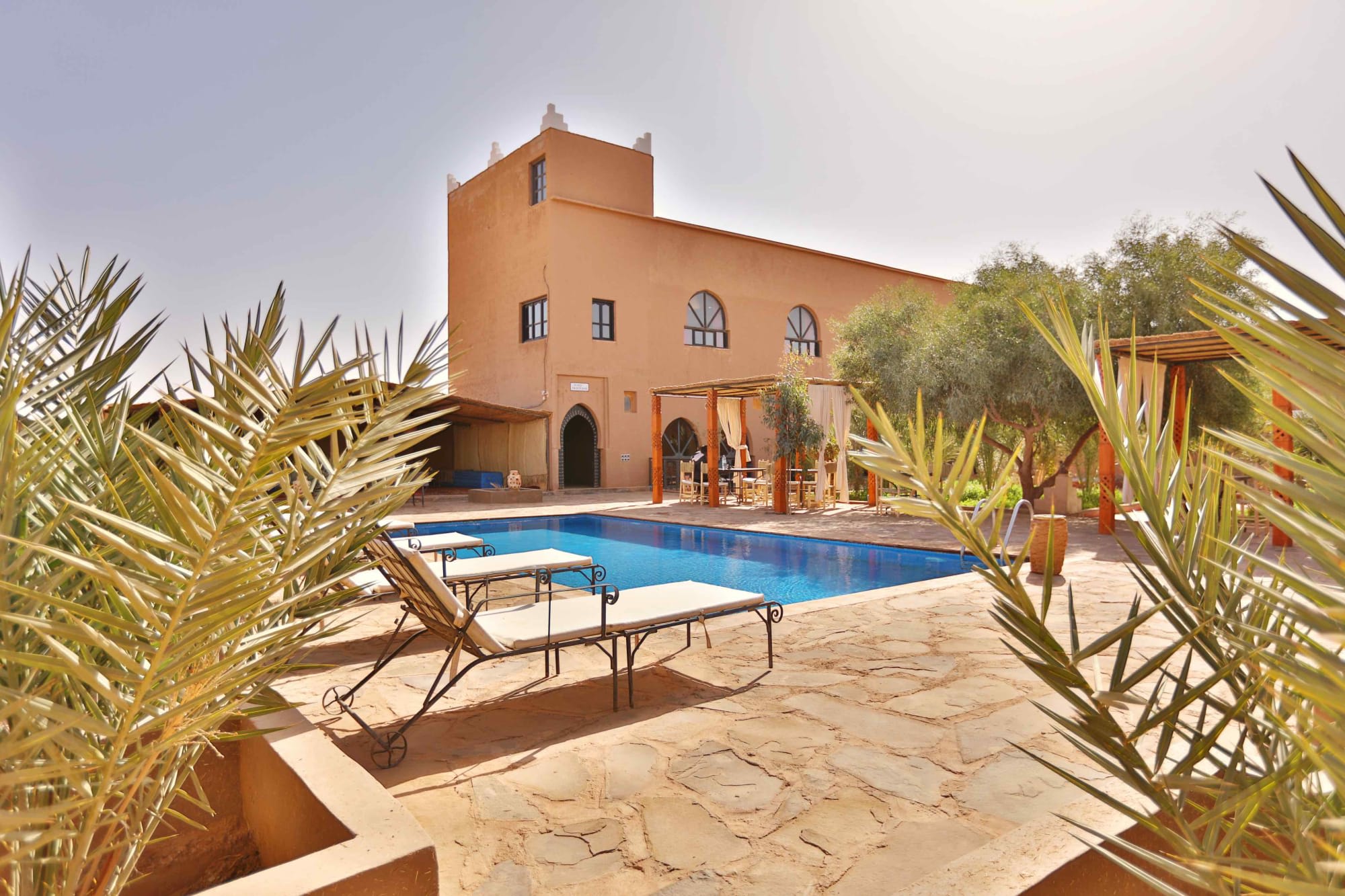 Kasbah Sahara Services in Sahara Wüste | Drâa-Tal: Kasbah Sahara Services Hotel - Pool