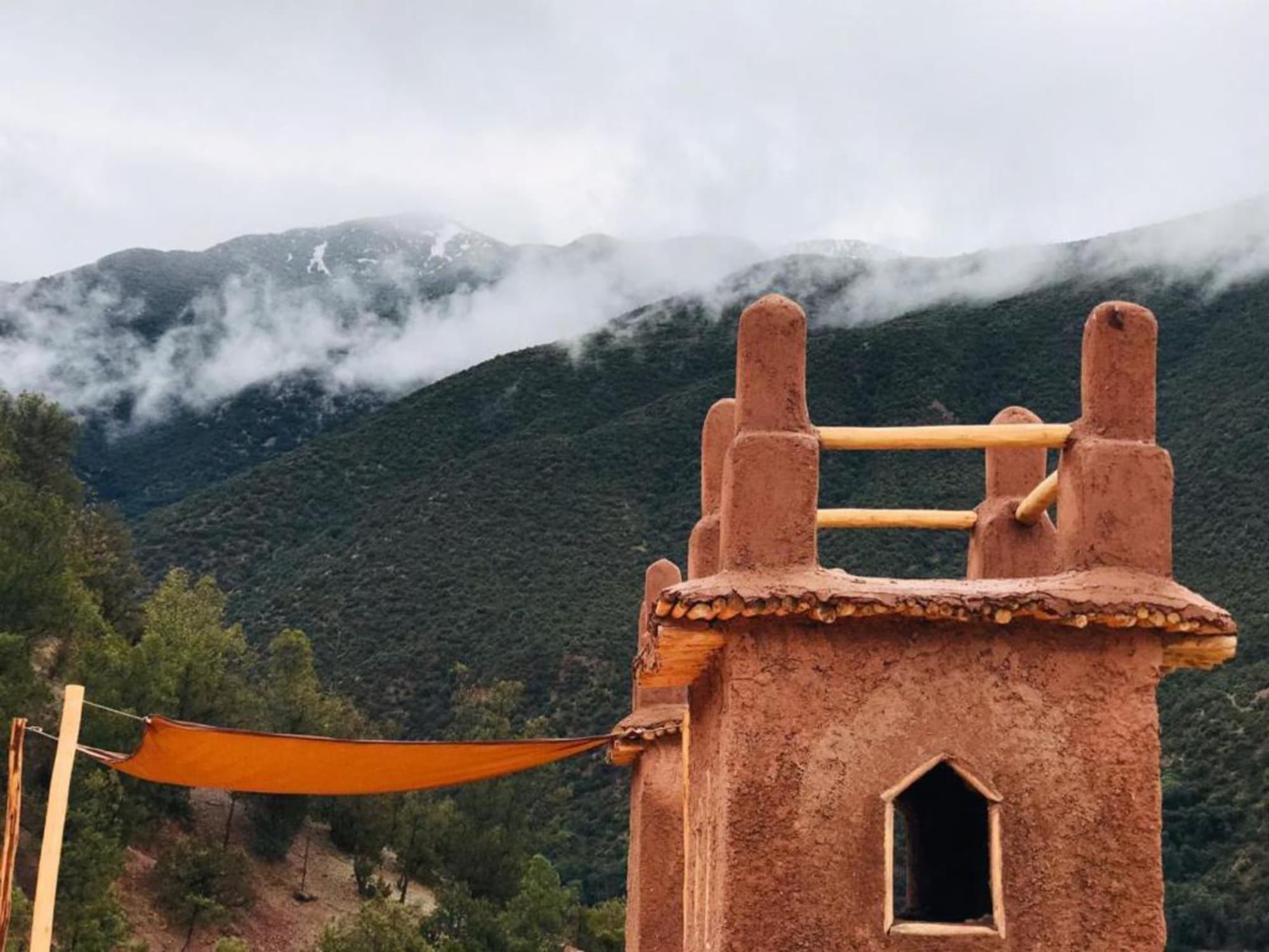 Kasbah La Dame Bija in Atlasgebirge: Kasbah La Dame Bija - Ausblick