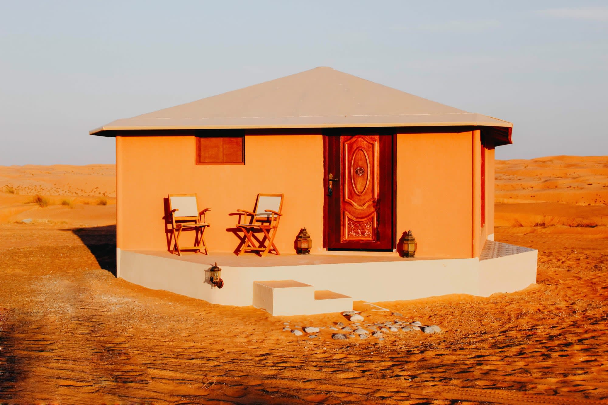 Silent Dunes Camp in Wüste: Oman Silent Dunes Camp Bungalow
