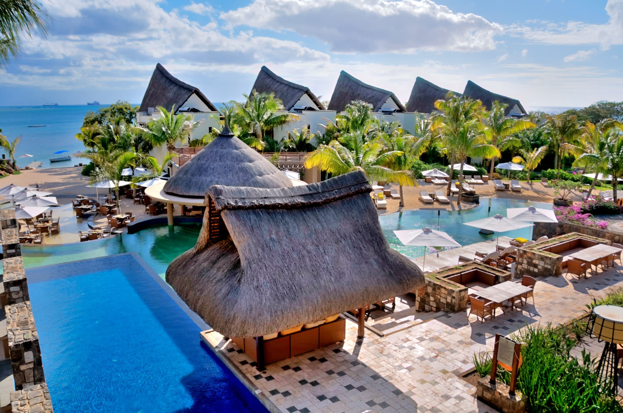 Le Jadis Beach Resort & Wellness Mauritius in Nord | Nordwesten: Le Jadis Beach Resort - Luftaufnahme