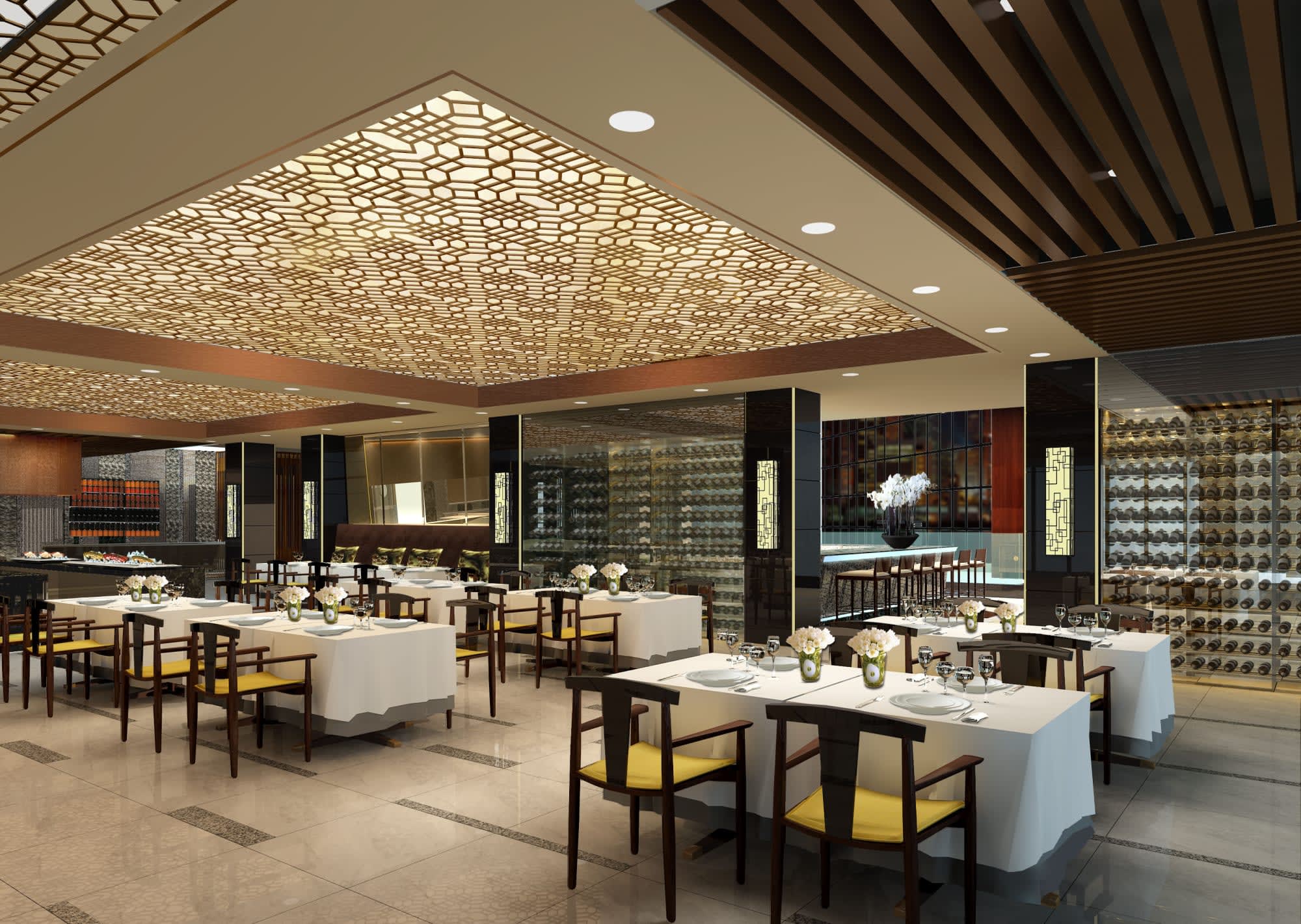 Jinjiang Tower Hotel in Shanghai:  China Shanghai Jinjiang - Restaurant