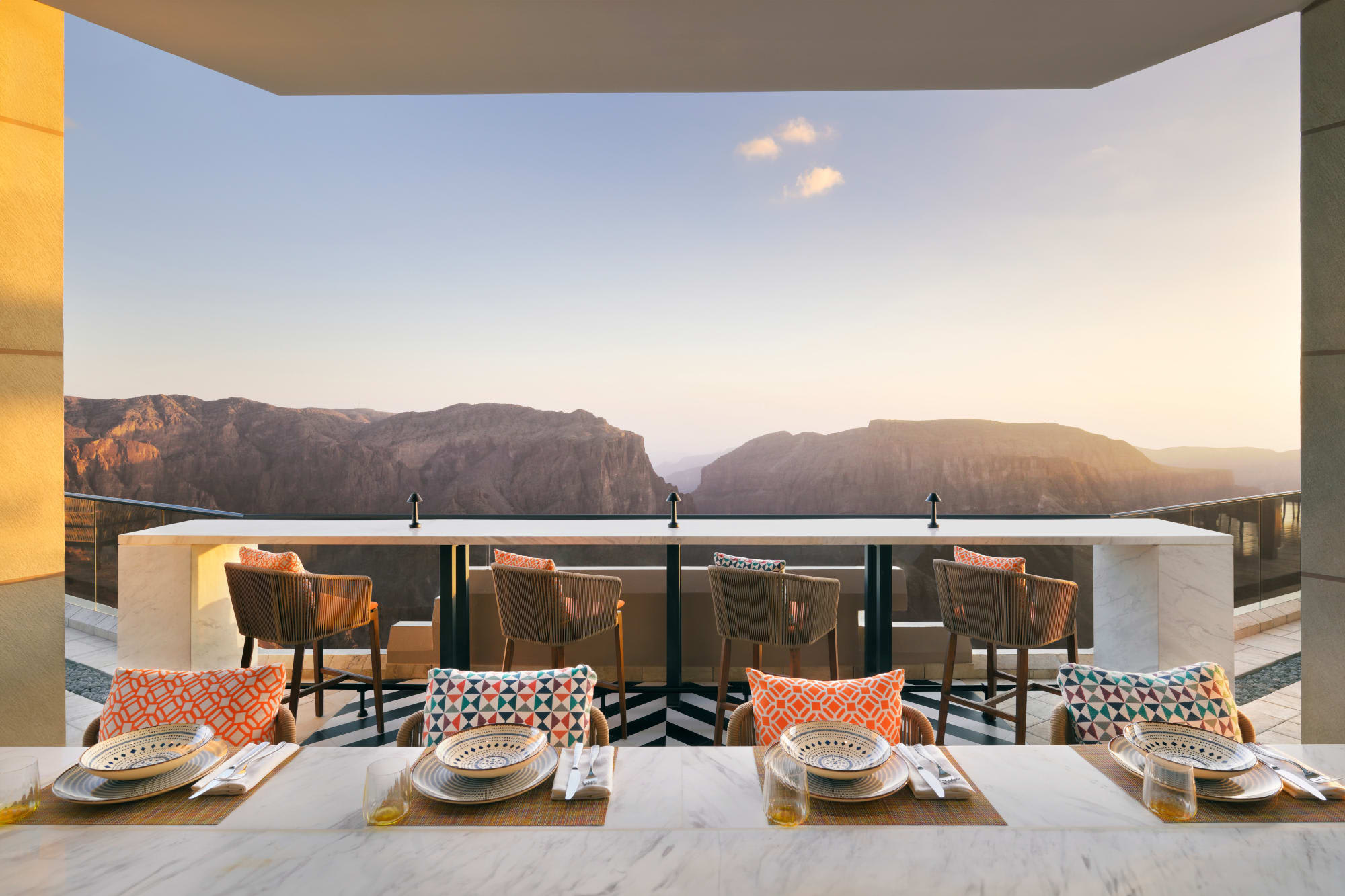 Hotel Indigo Jabal Akhdar Resort & Spa by IHG in Gebirge:  Oman Indigo Jebel Akhdar Vue Rooftop Lounge