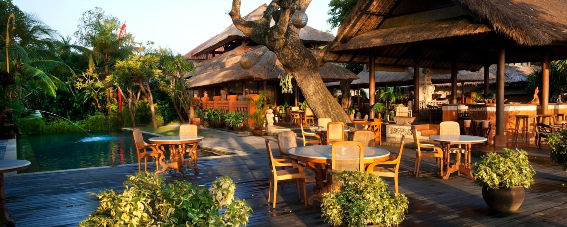 Tandjung Sari Hotel in Süd-Bali: Bali Tandjung Sari Restaurant