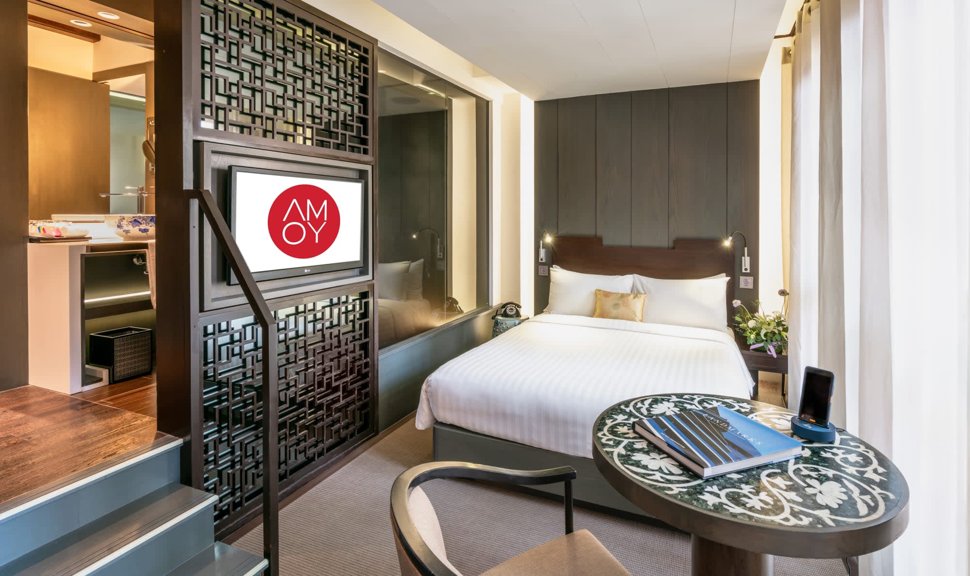 AMOY Hotel in Singapur: Amoy Hotel Deluxe Zimmer