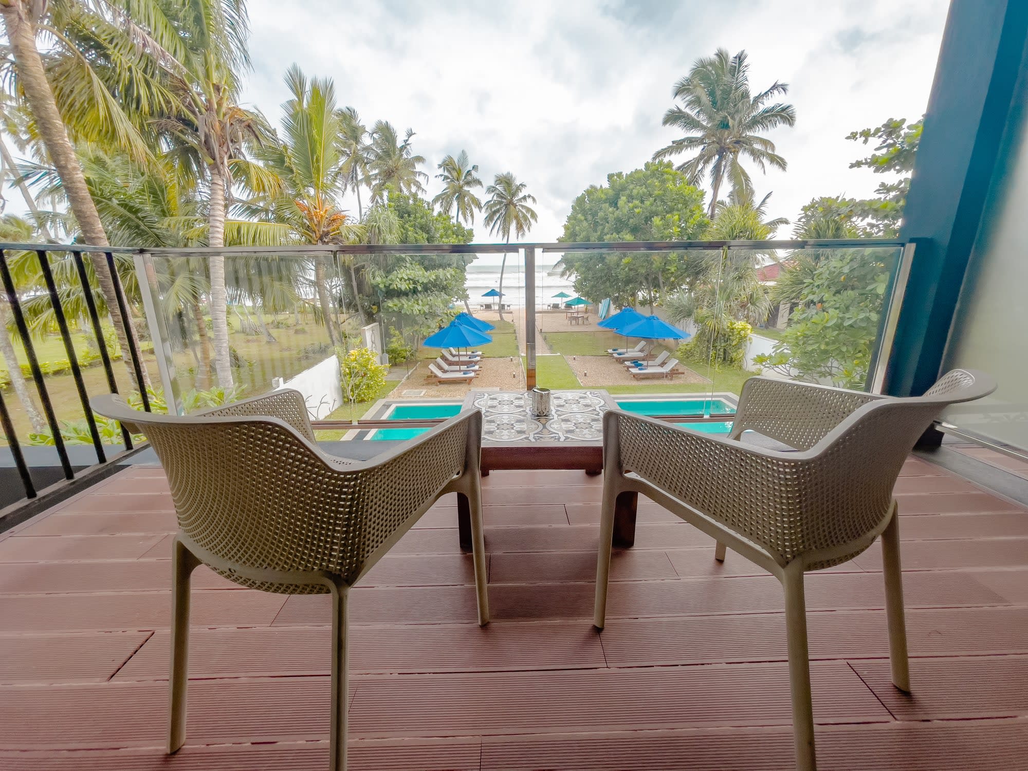 Parangi Weligama Bay in Südküste:  Parangi Weligama Bay Deluxe Meerblick