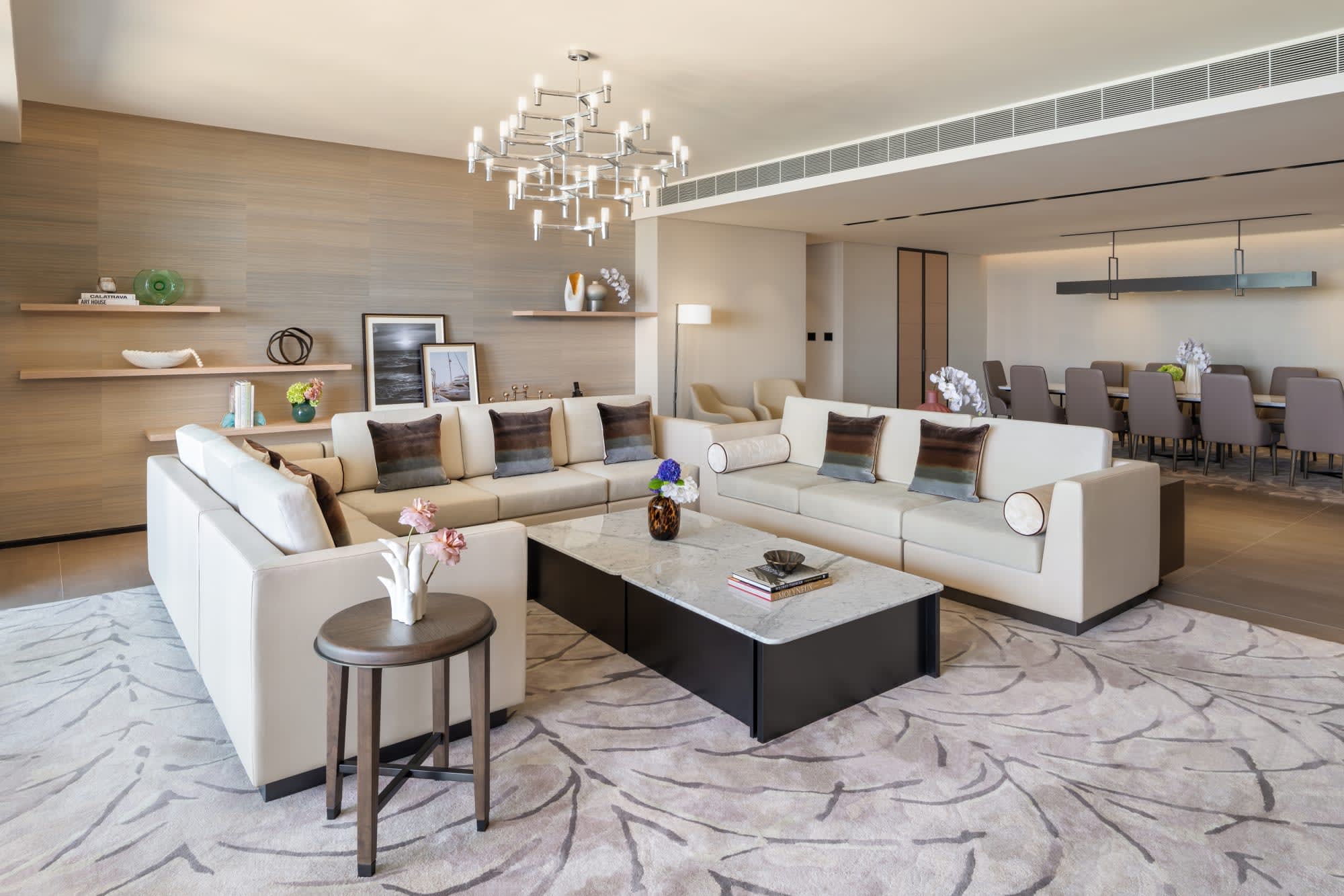 Address Beach Resort in Dubai: Address Beach Resort 1 bedroom Suite Meerblick