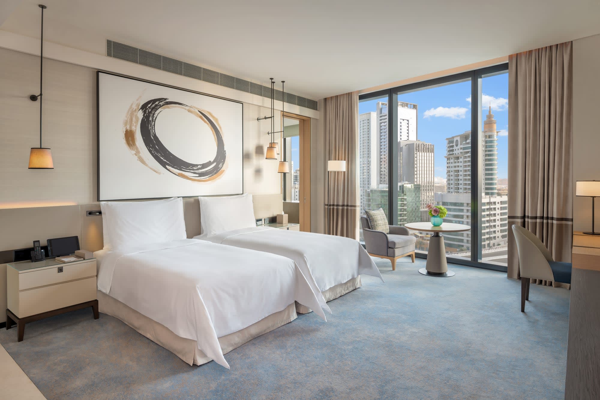 Address Beach Resort in Dubai: Address Beach Resort Deluxe Zimmer Marina View