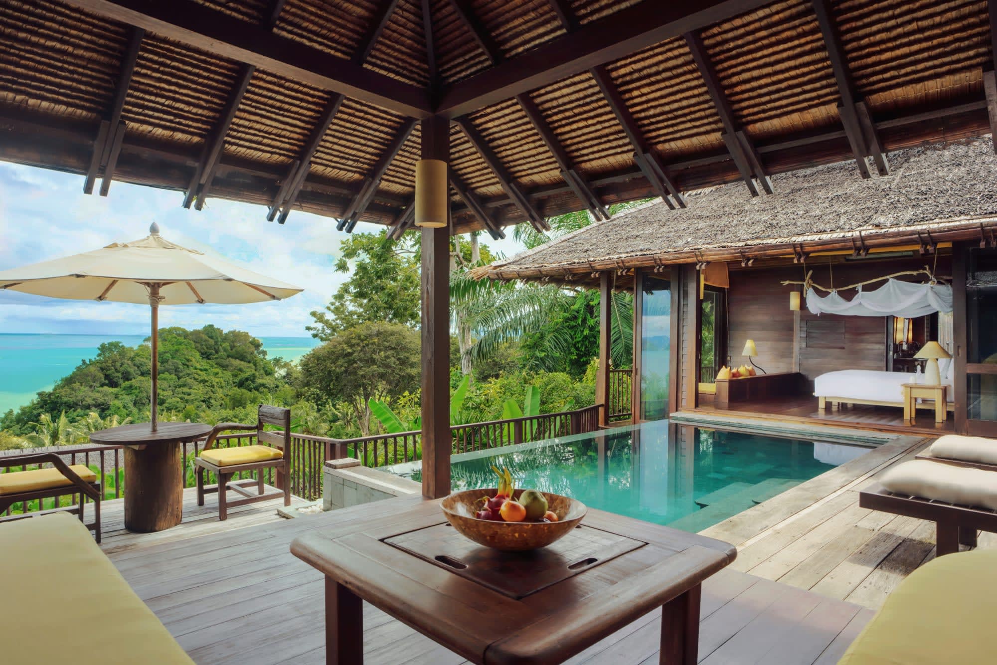 Six Senses Yao Noi in Ko Yao: Six Senses Yao Noi - 1BR Ocean Pool Villa - Sala