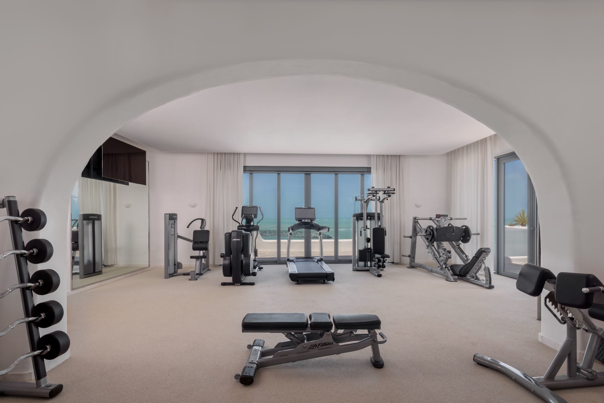 Anantara Retreat Santorini Abu Dhabi: Royal Suite Gym