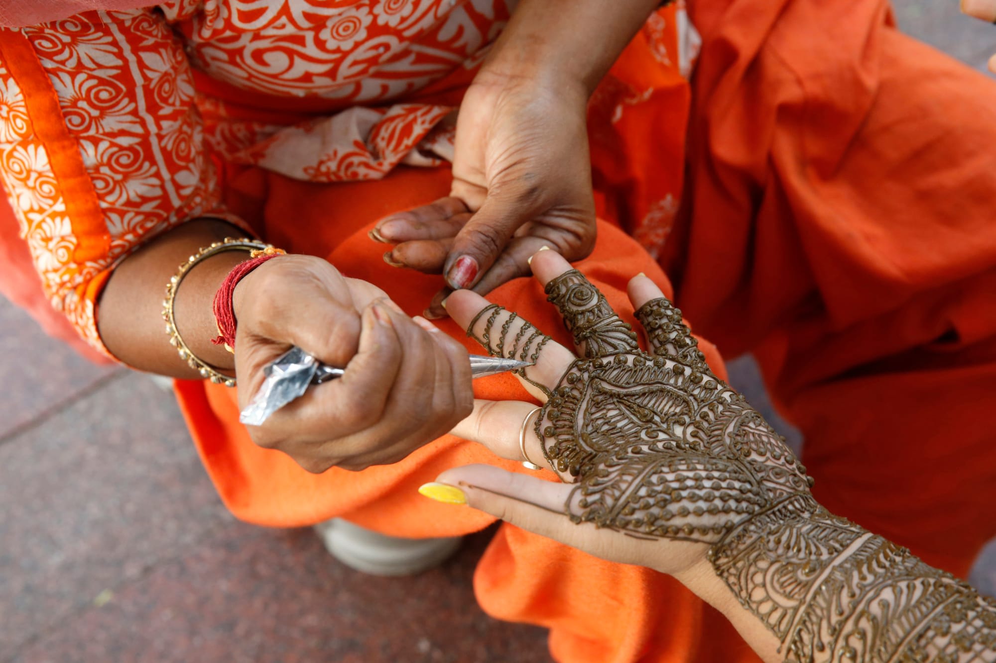 Höhepunkte Indiens ab Delhi: Indien Henna Tattoo