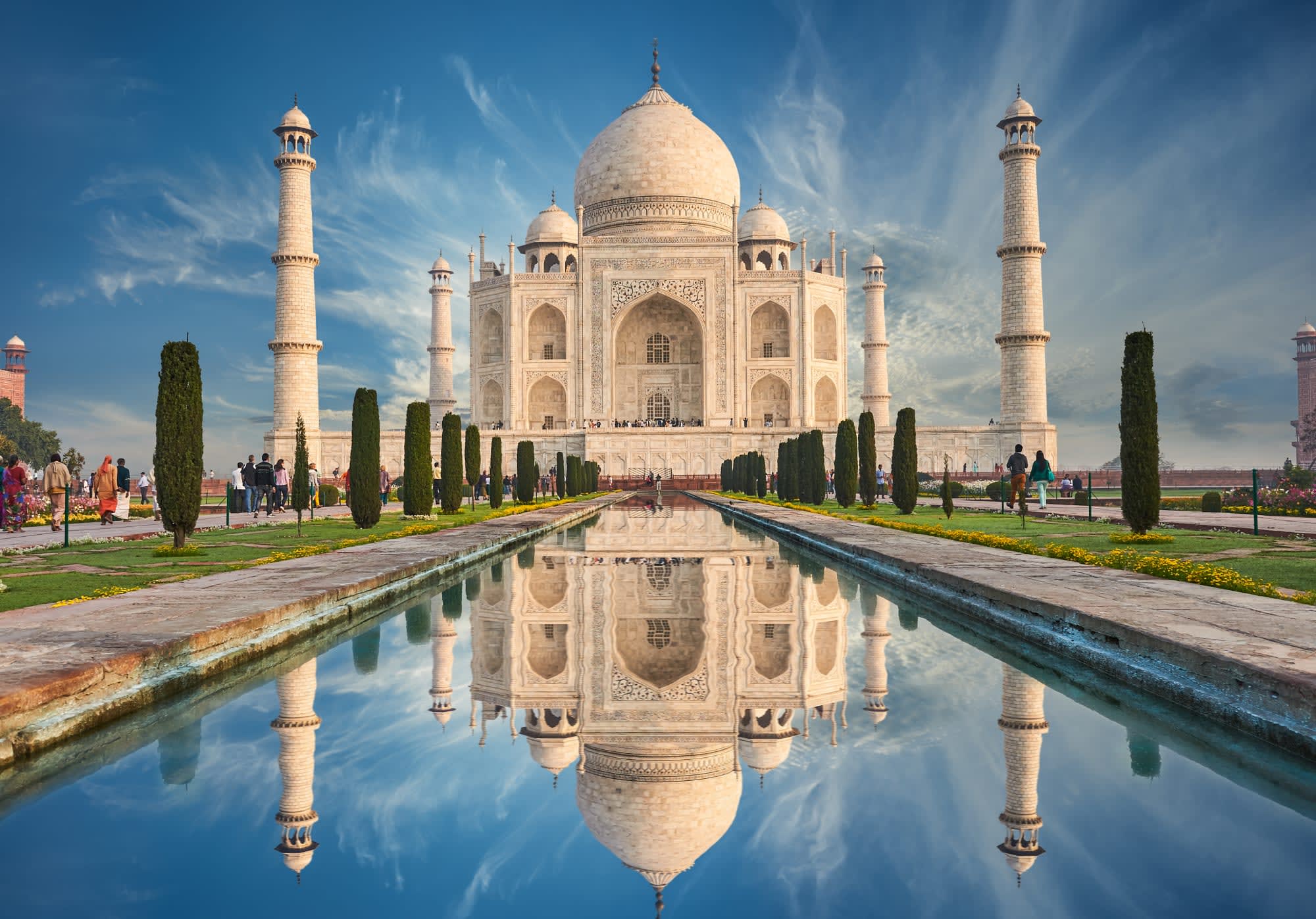 Incredible India ab Delhi: Indien Agra Taj Mahal