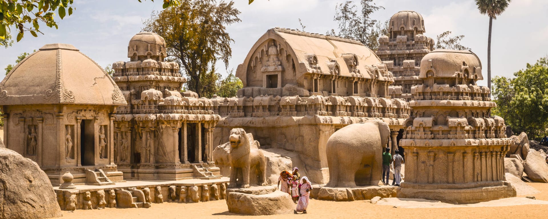 Süden Indiens für Genießer ab Tamil Nadu | Koromandelküste | Chennai: Indien Mahabalipuram Pancha Rathas