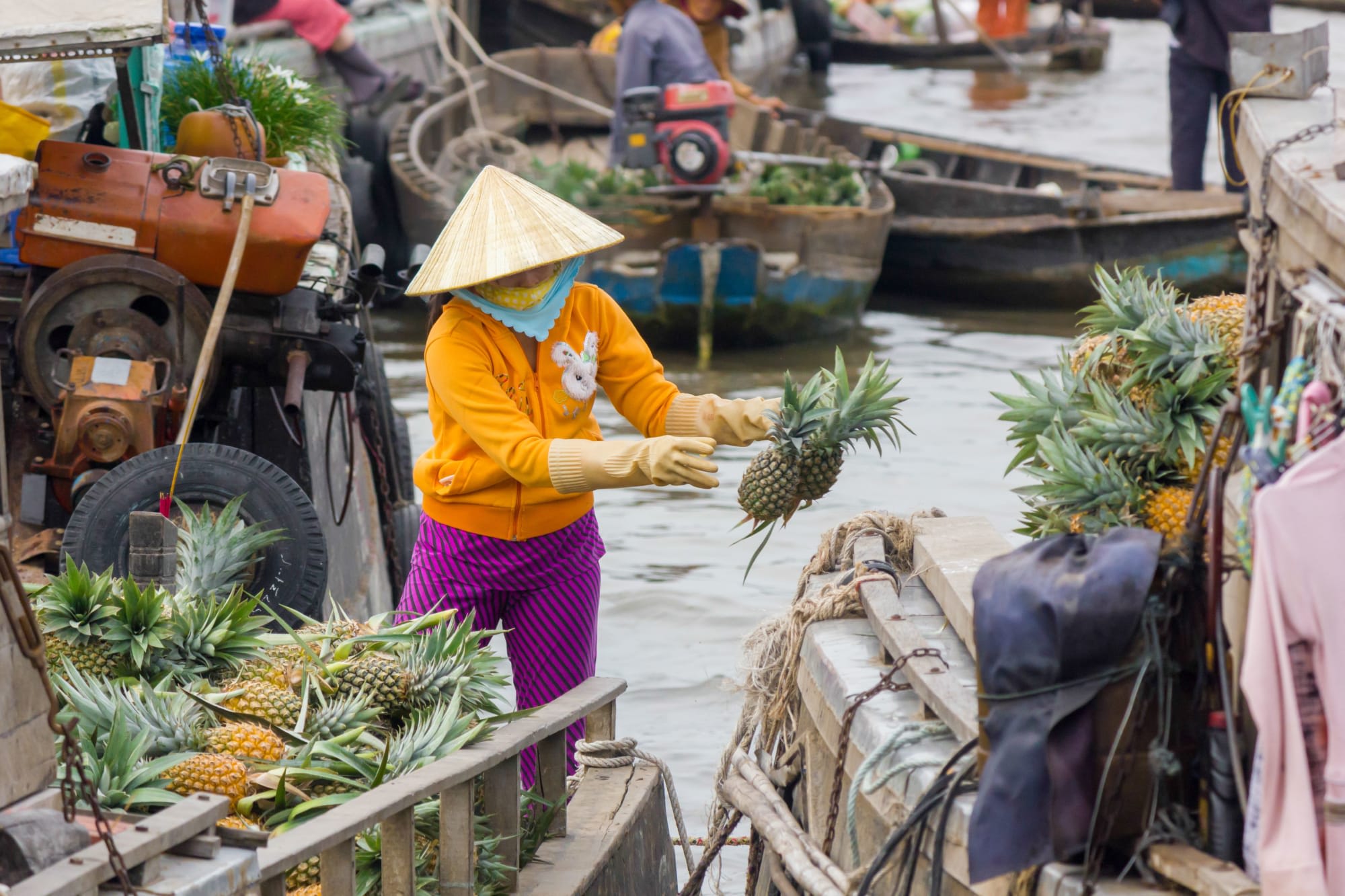 Mekong Eyes Cruises, ab/bis Saigon: Vietnam Mekong Delta Schwimmender Markt