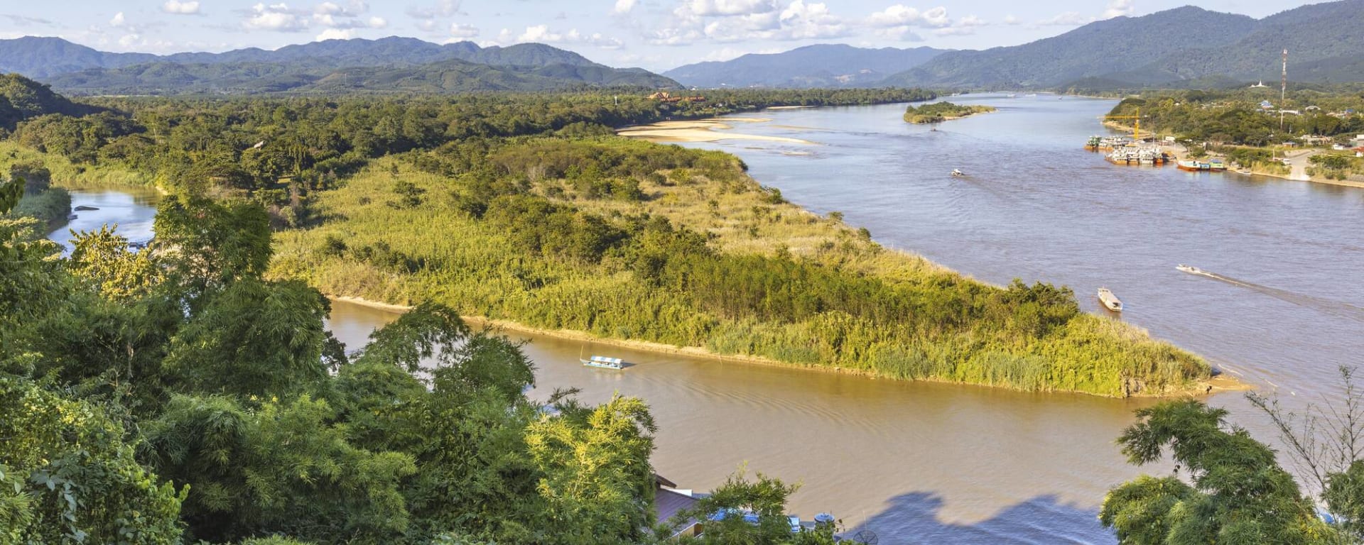 Von Nord-Thailand nach Laos auf dem Mekong ab Chiang Mai: Thailand Goldenes Dreieck
