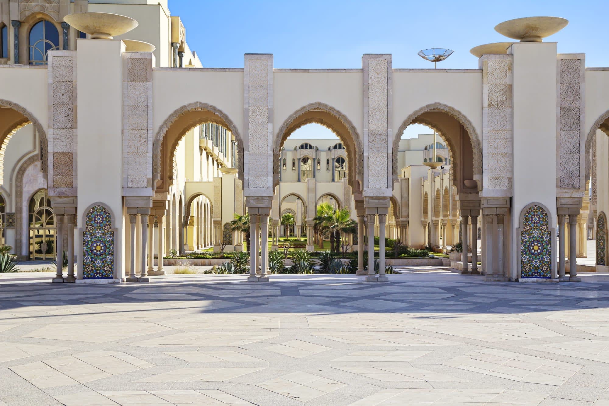 Marokko zum Kennenlernen ab Marrakesch: Marokko Casablanca Hassan II Moschee