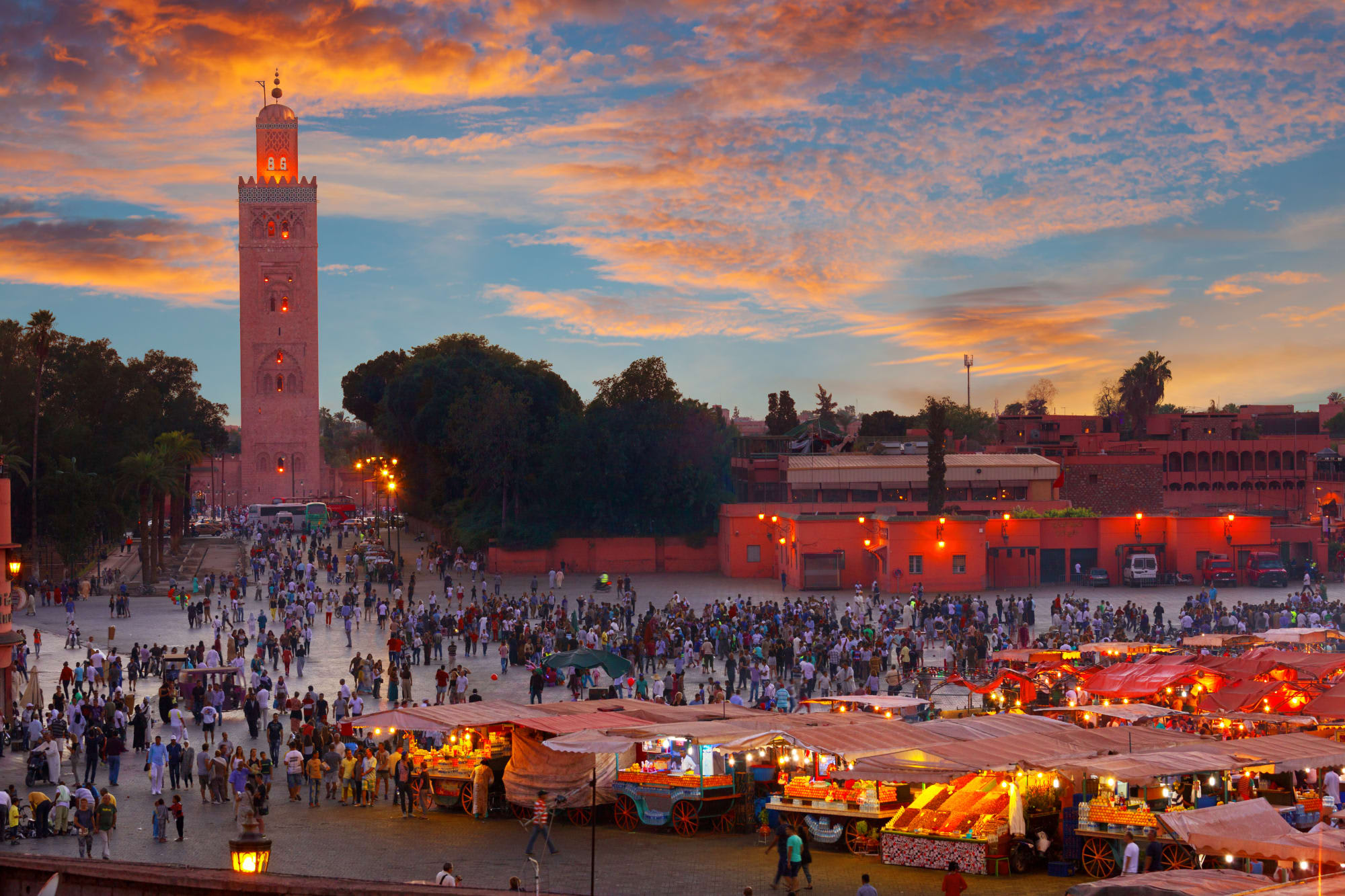 Höhepunkte Marokkos ab Casablanca: Marokko Marrakesch Djemma El Fna