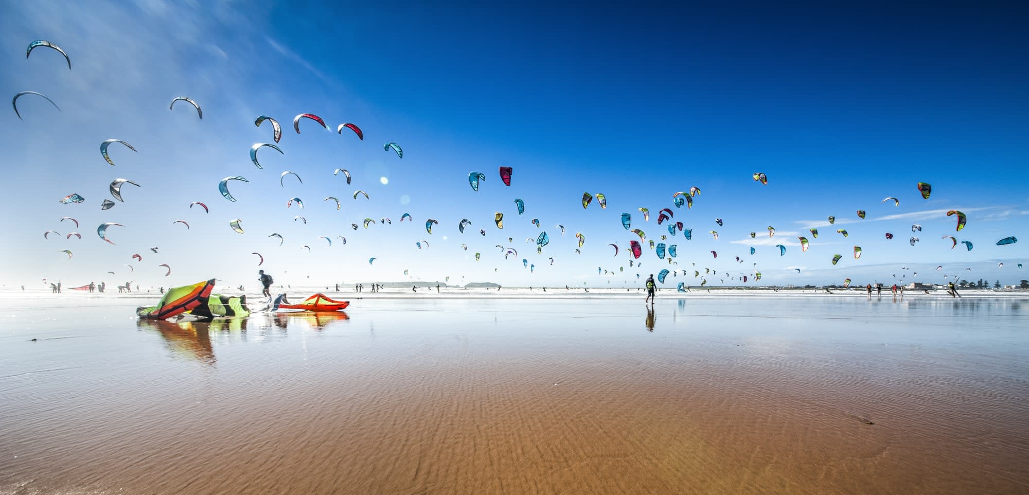 Königsstädte & Küste im Mietwagen ab Casablanca: Marokko Essaouira Kite Surfen
