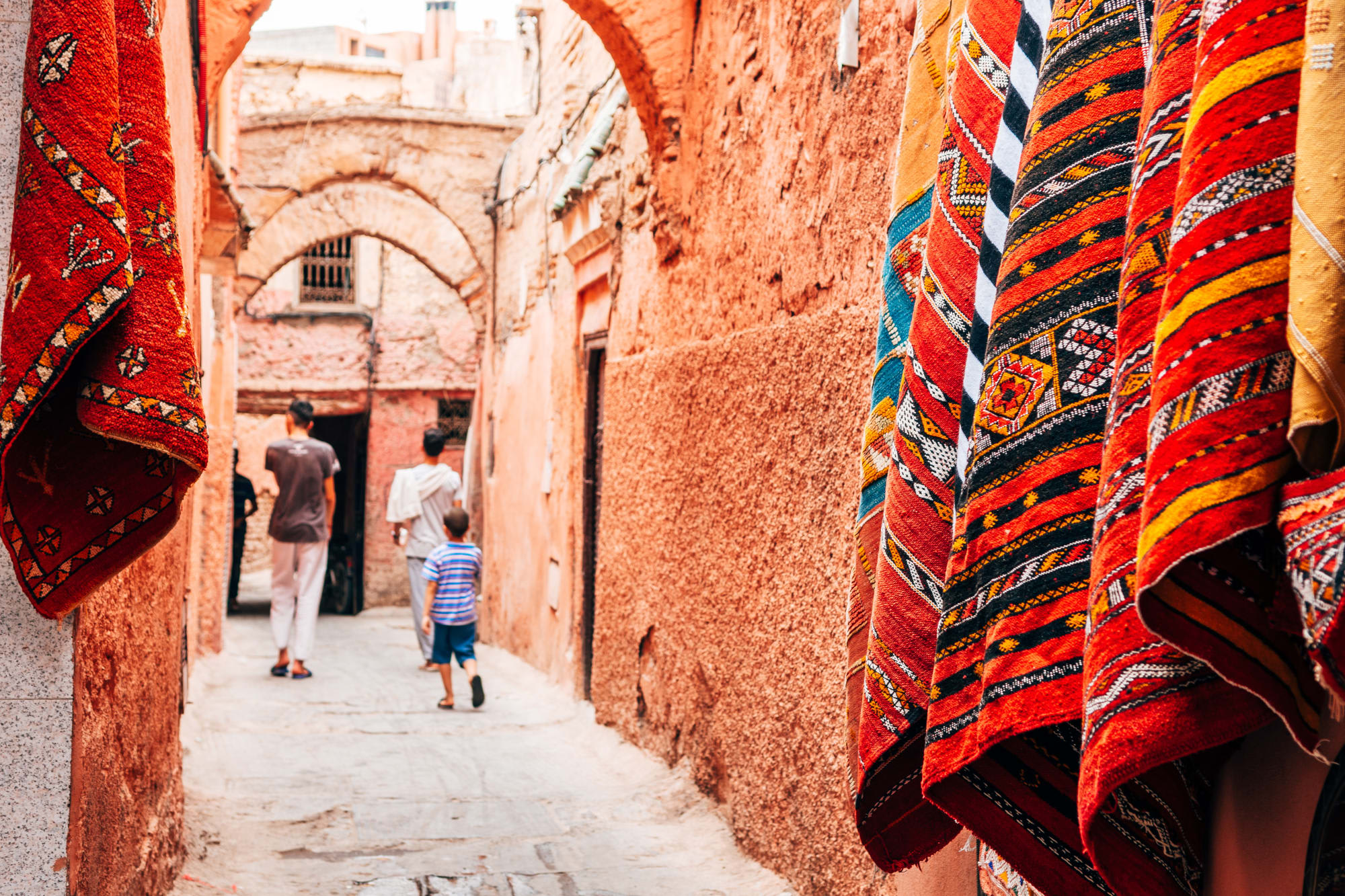 Königsstädte & Küste im Mietwagen ab Casablanca: Marokko Marrakesch Souk