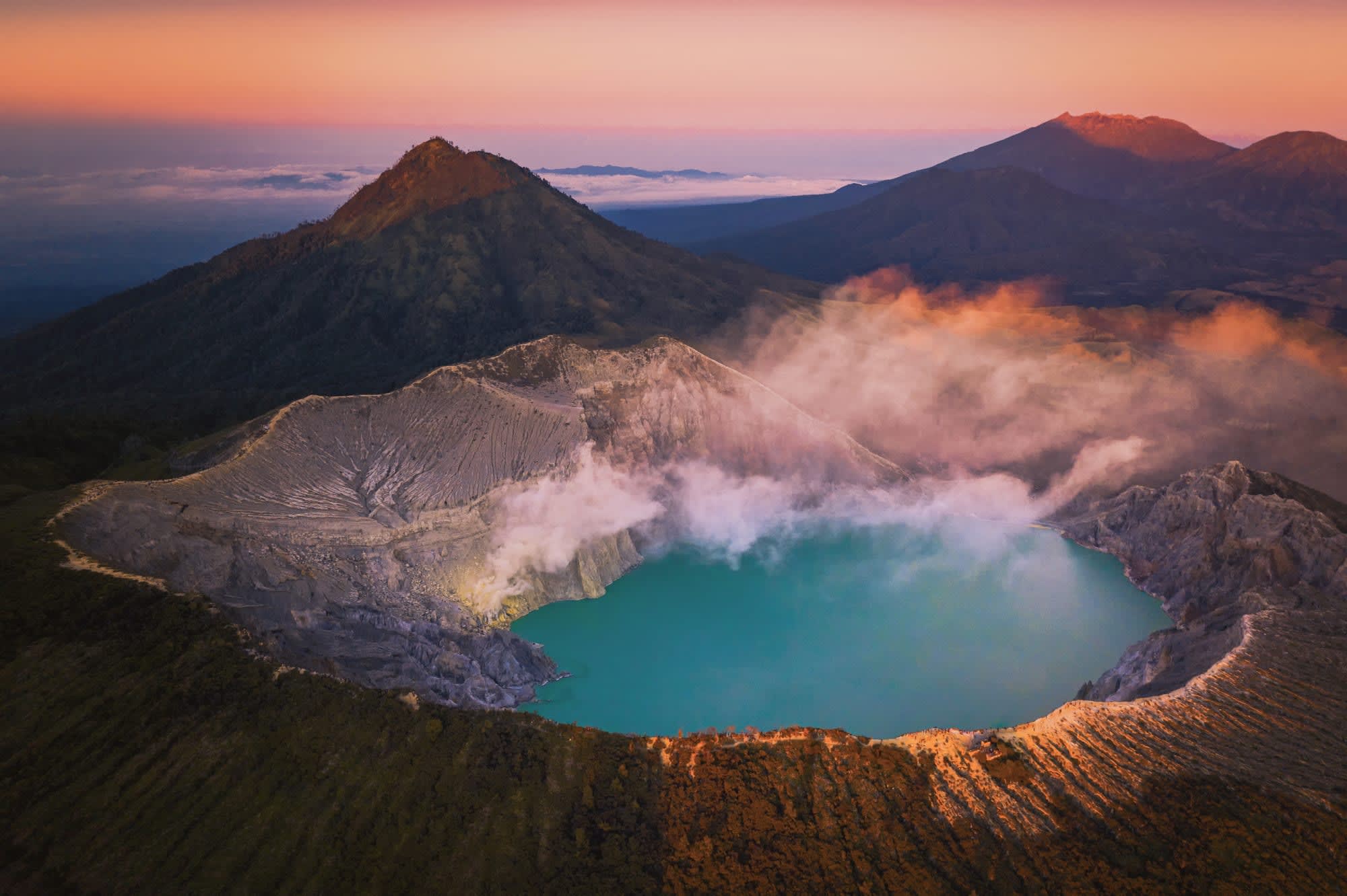 Balis unbekannter Westen und Ijen Vulkan ab Süd-Bali: Indonesien Java Ijen Vulkan Sonnenaufgang