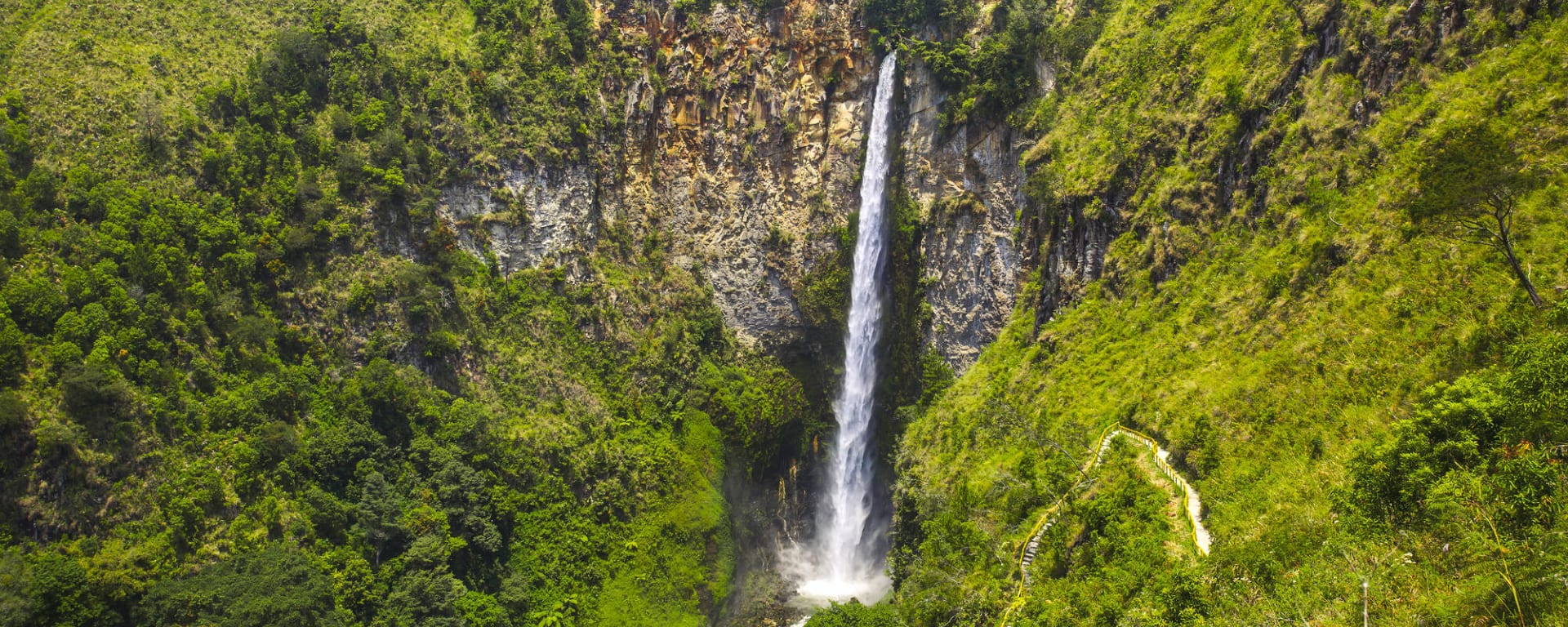 Überlandreise Sumatra ab Medan: Indonesien Sumatra Sipisopiso Wasserfall
