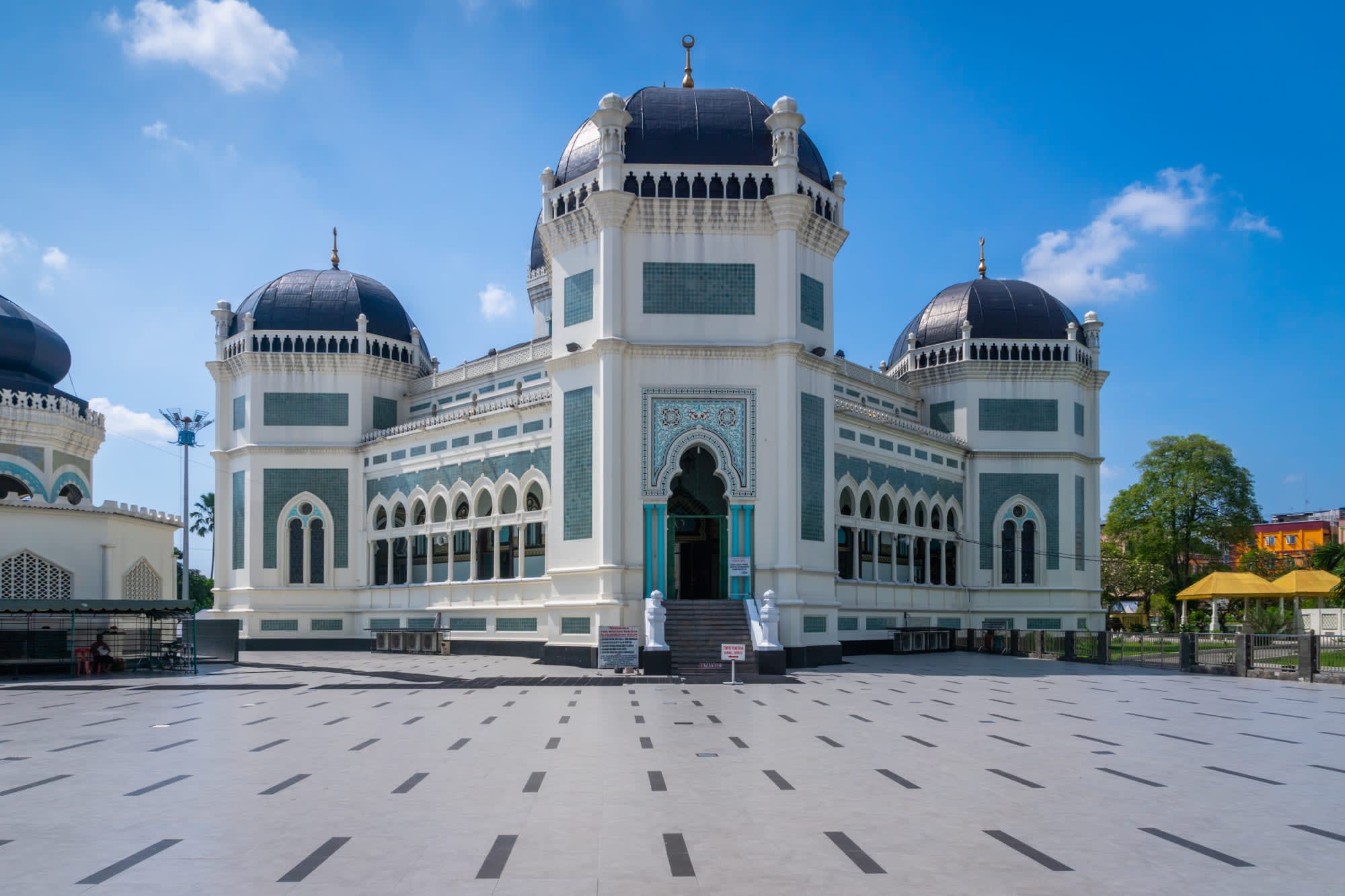 Überlandreise Sumatra ab Medan: Indonesien Sumatra Medan Große Moschee