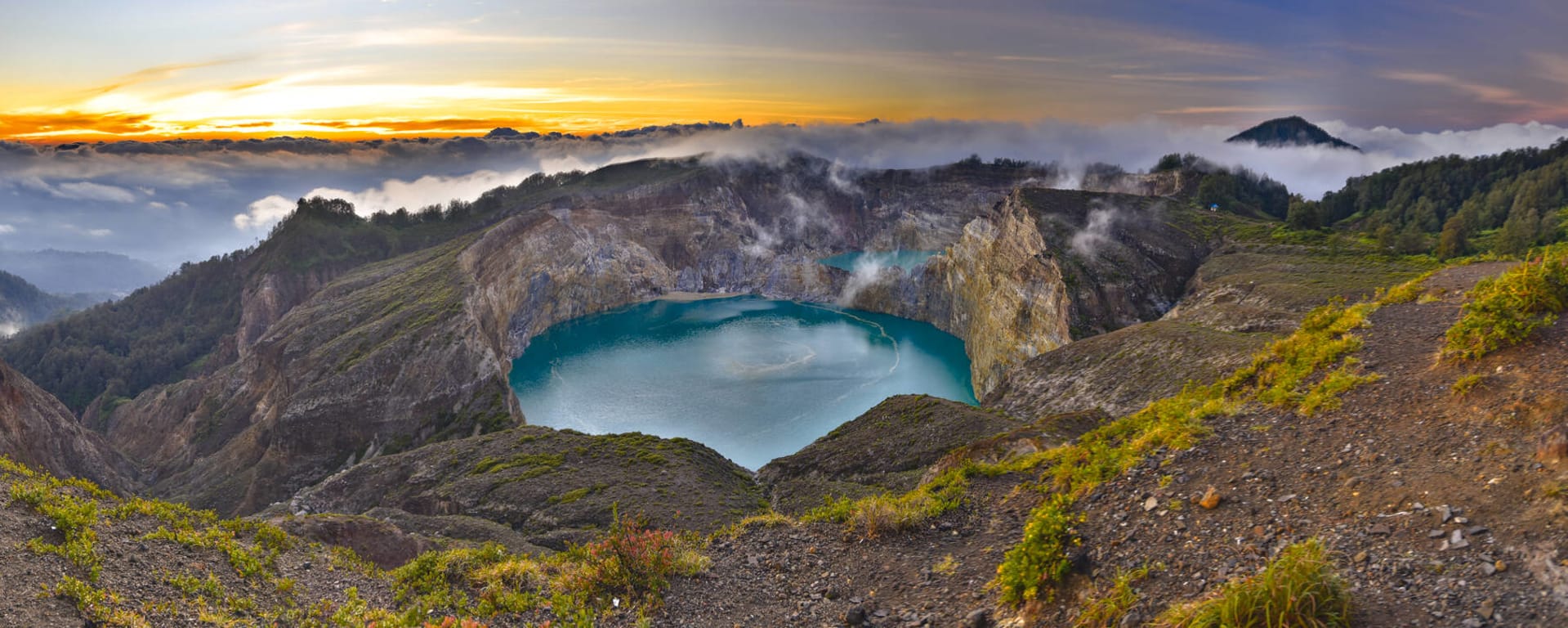 Naturparadies Flores ab Ende: Indonesien Flores Vulkan Kelimutu