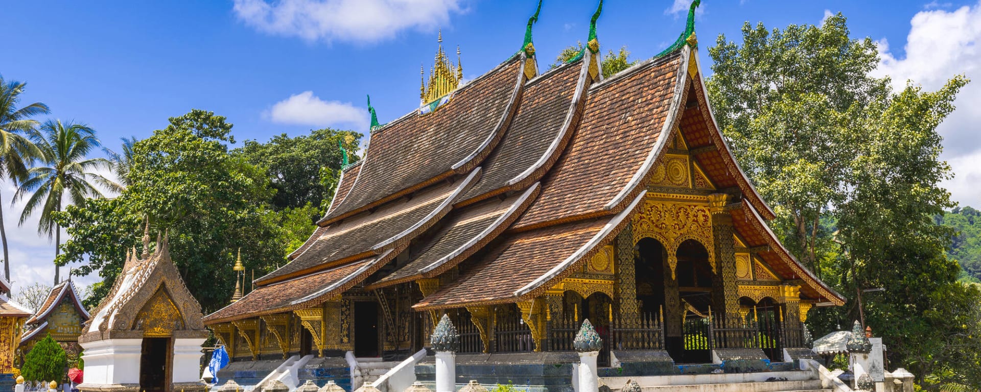Höhepunkte Laos ab Luang Prabang: Laos Luang Prabang Vat Xieng Thong