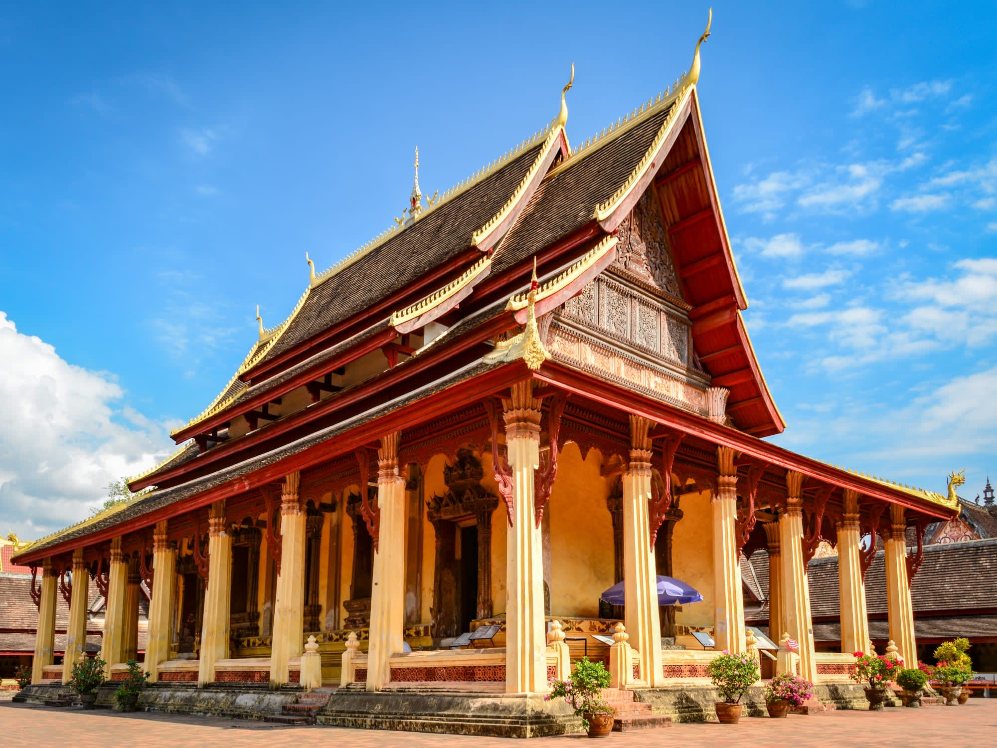 Klassisches Laos ab Luang Prabang: Laos Vientiane Vat Si Saket