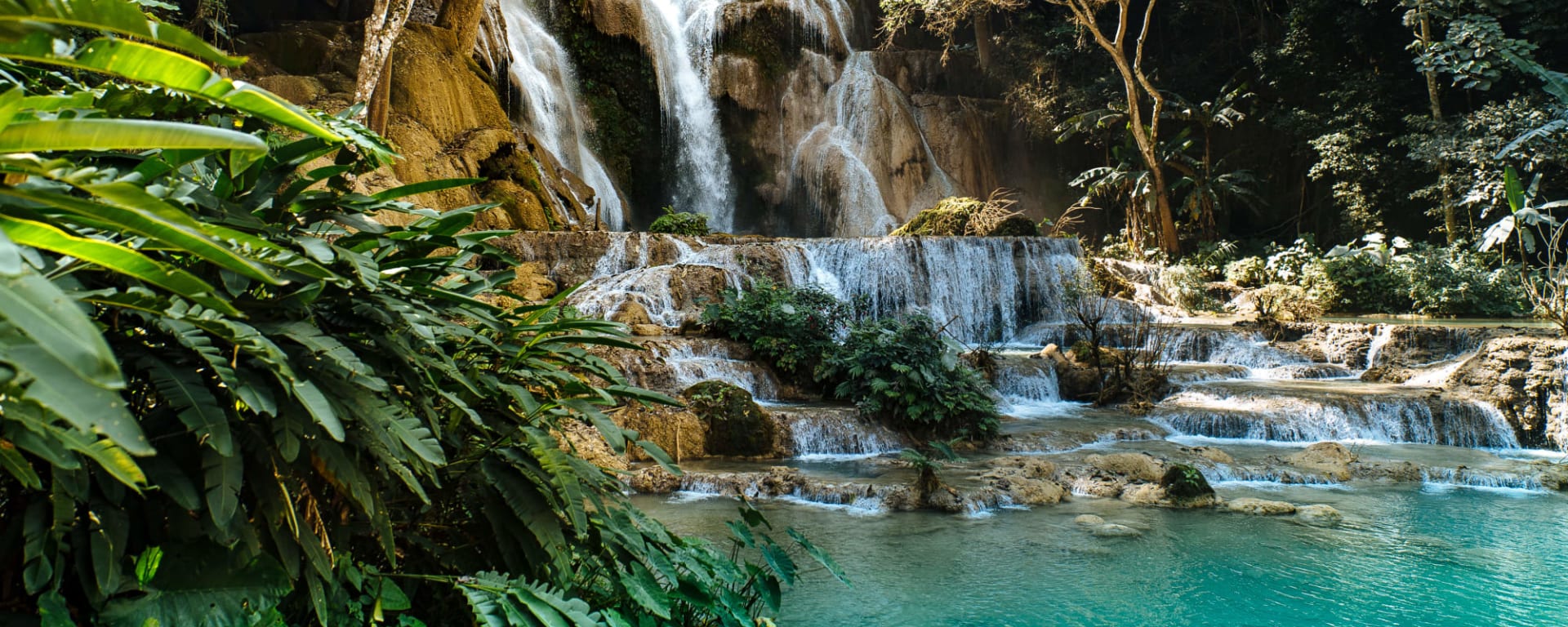 Luang Prabang Entdecken: Laos Kuang Si Wasserfälle