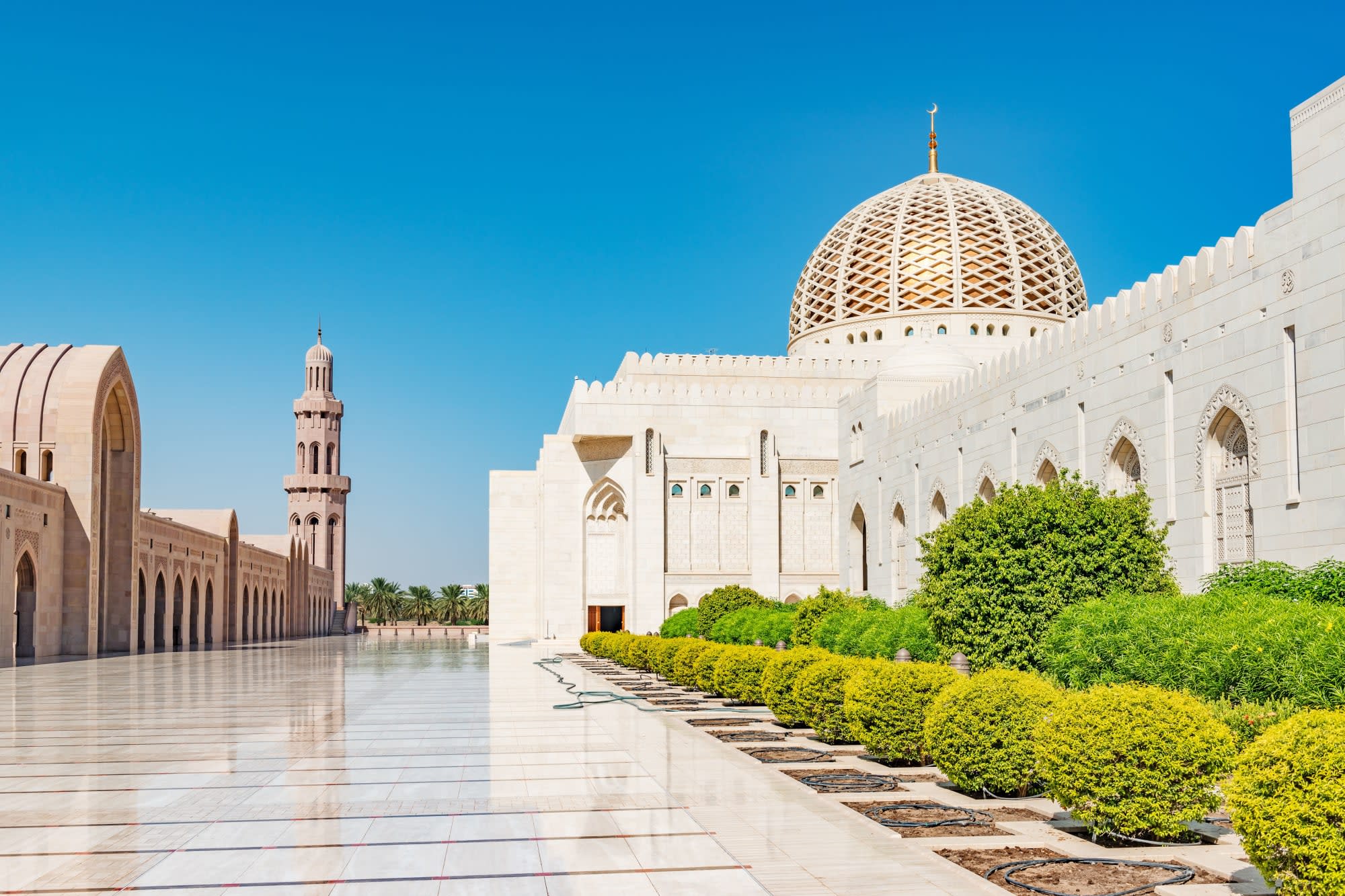 Klassischer Oman ab Muscat: Oman Muscat Sultan Qaboos Moschee