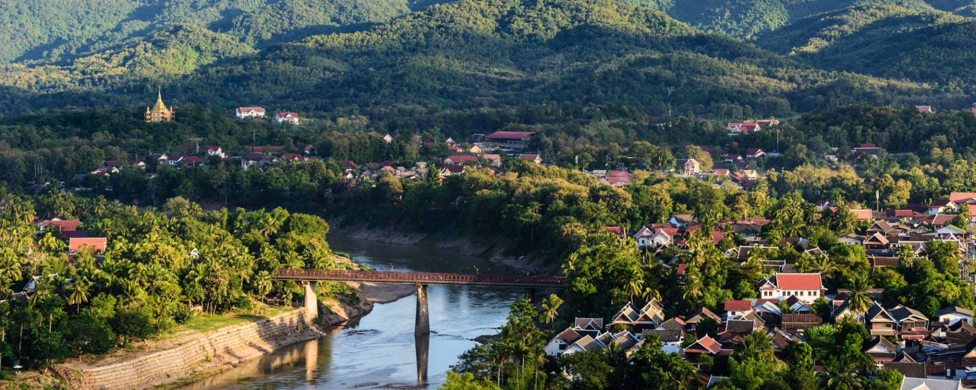 Luang Prabang Entdecken: Laos Luang Prabang von oben